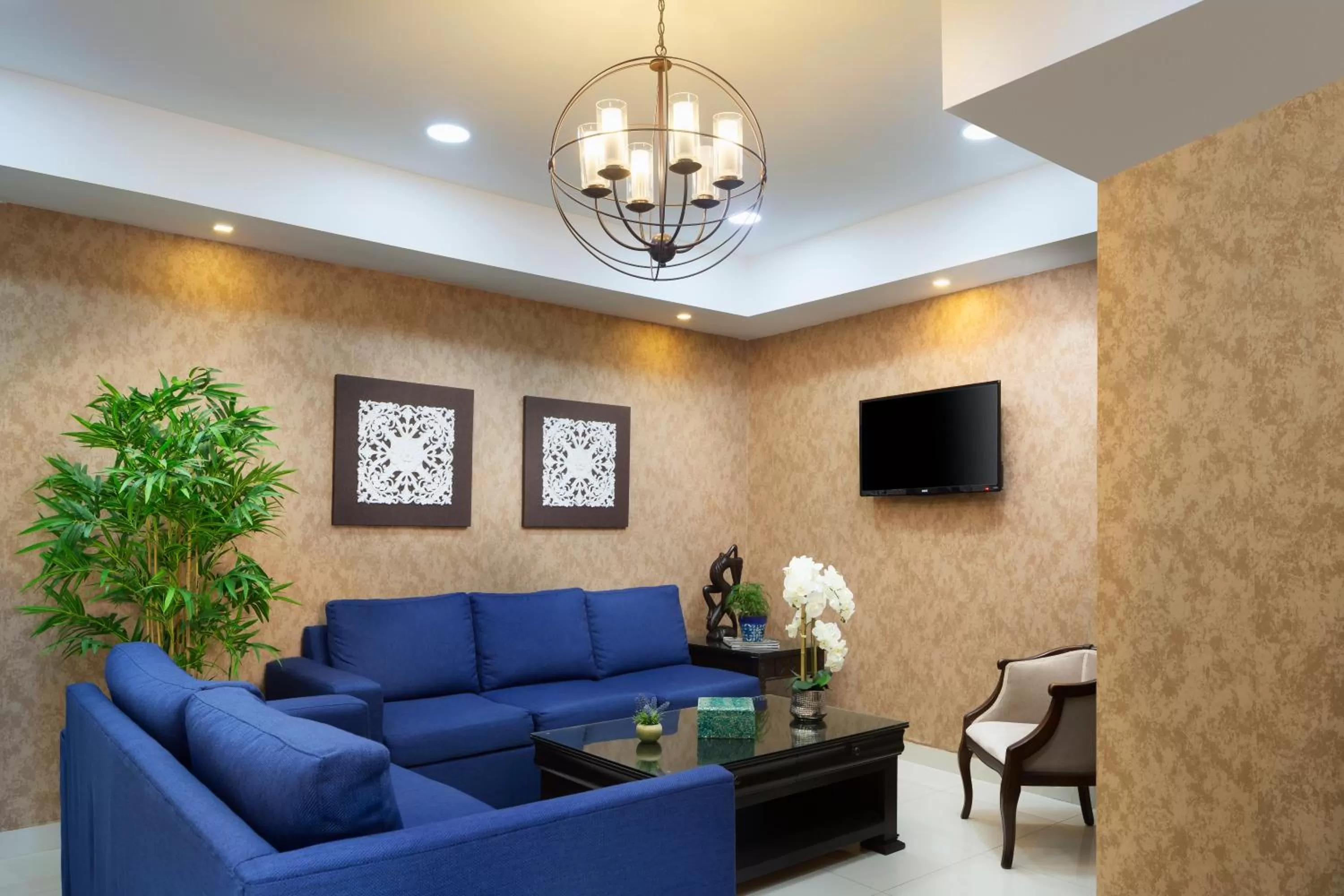 Seating area in Hotel La Colonia