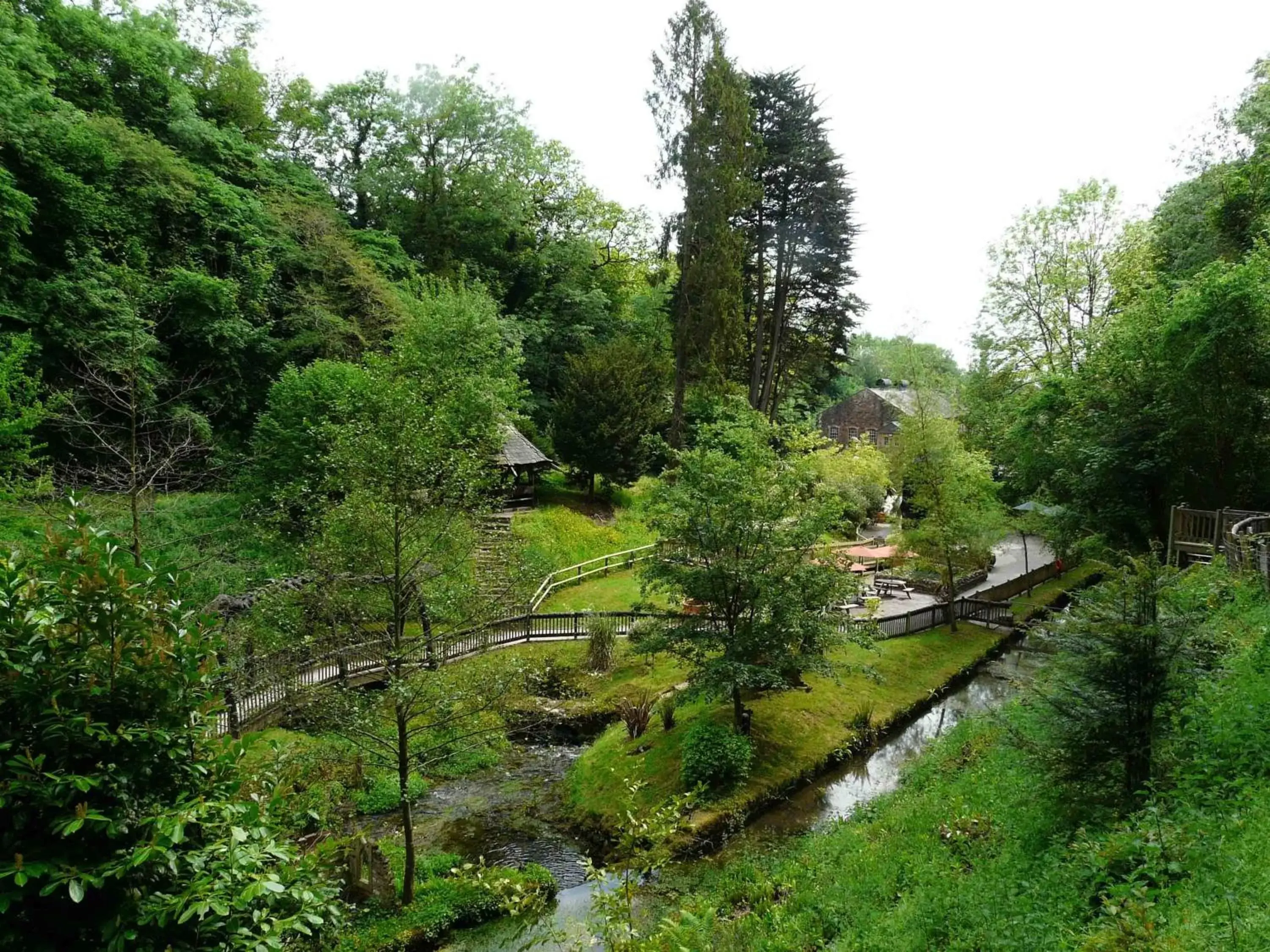 Garden in Wookey Hole Hotel