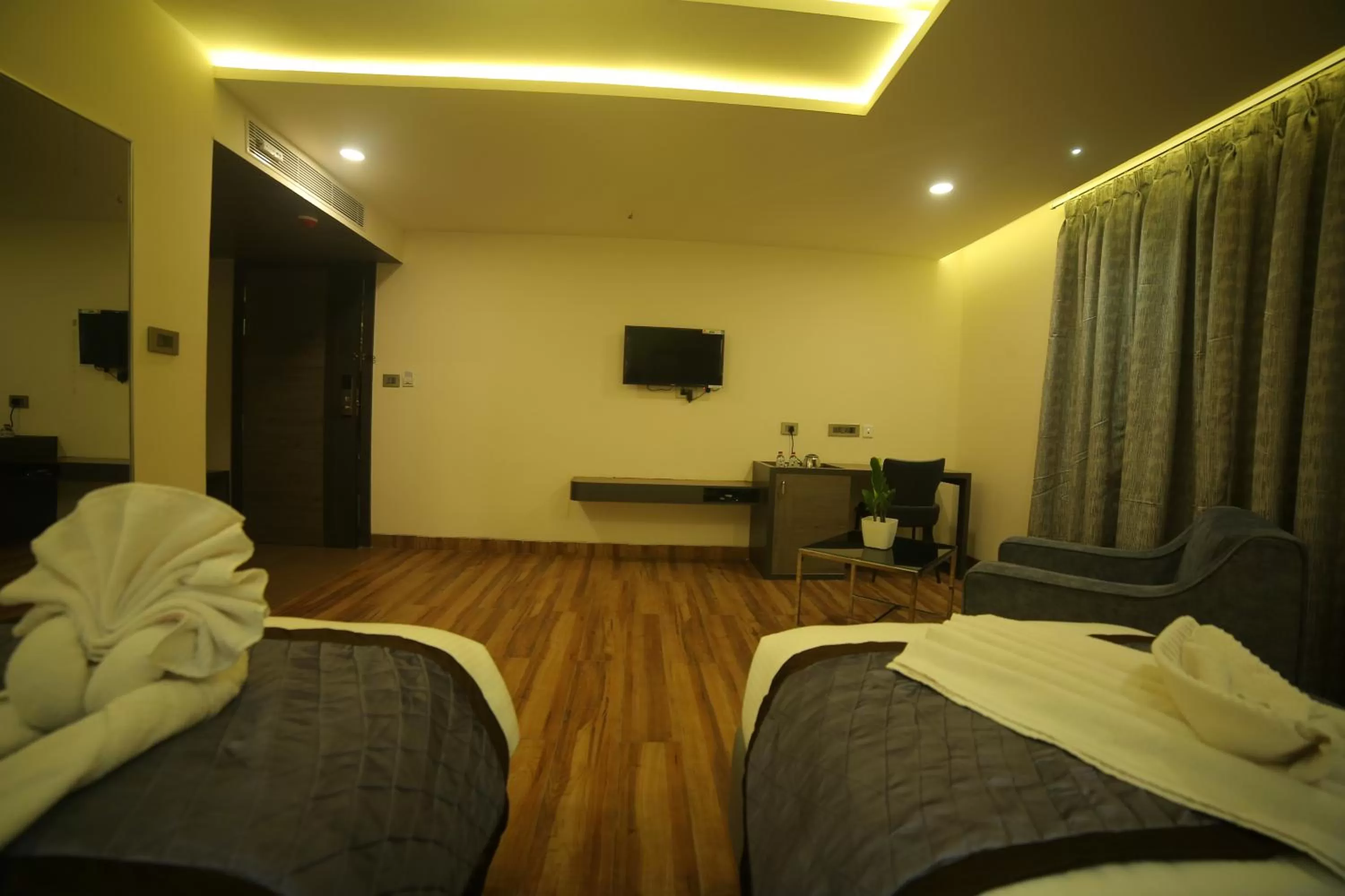 TV and multimedia, Bed in Sree Fortune Grand, Tadepalli