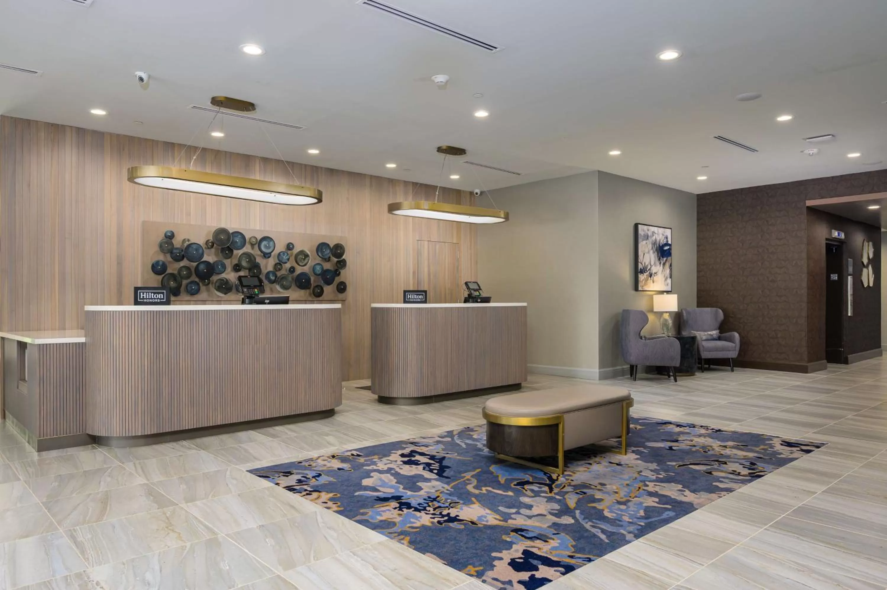 Lobby or reception in DoubleTree by Hilton Raleigh Midtown, NC