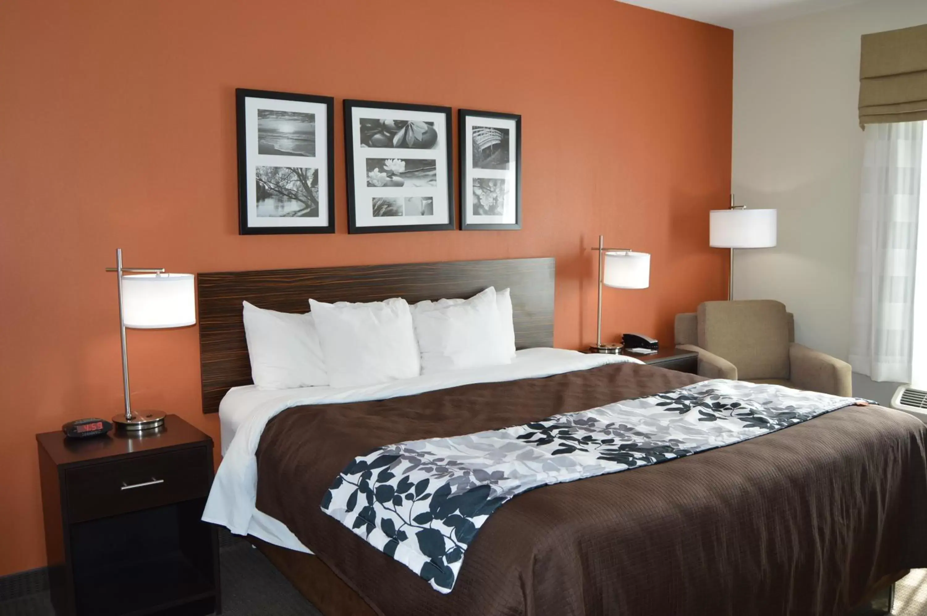 Bed in Sleep Inn & Suites Elk City