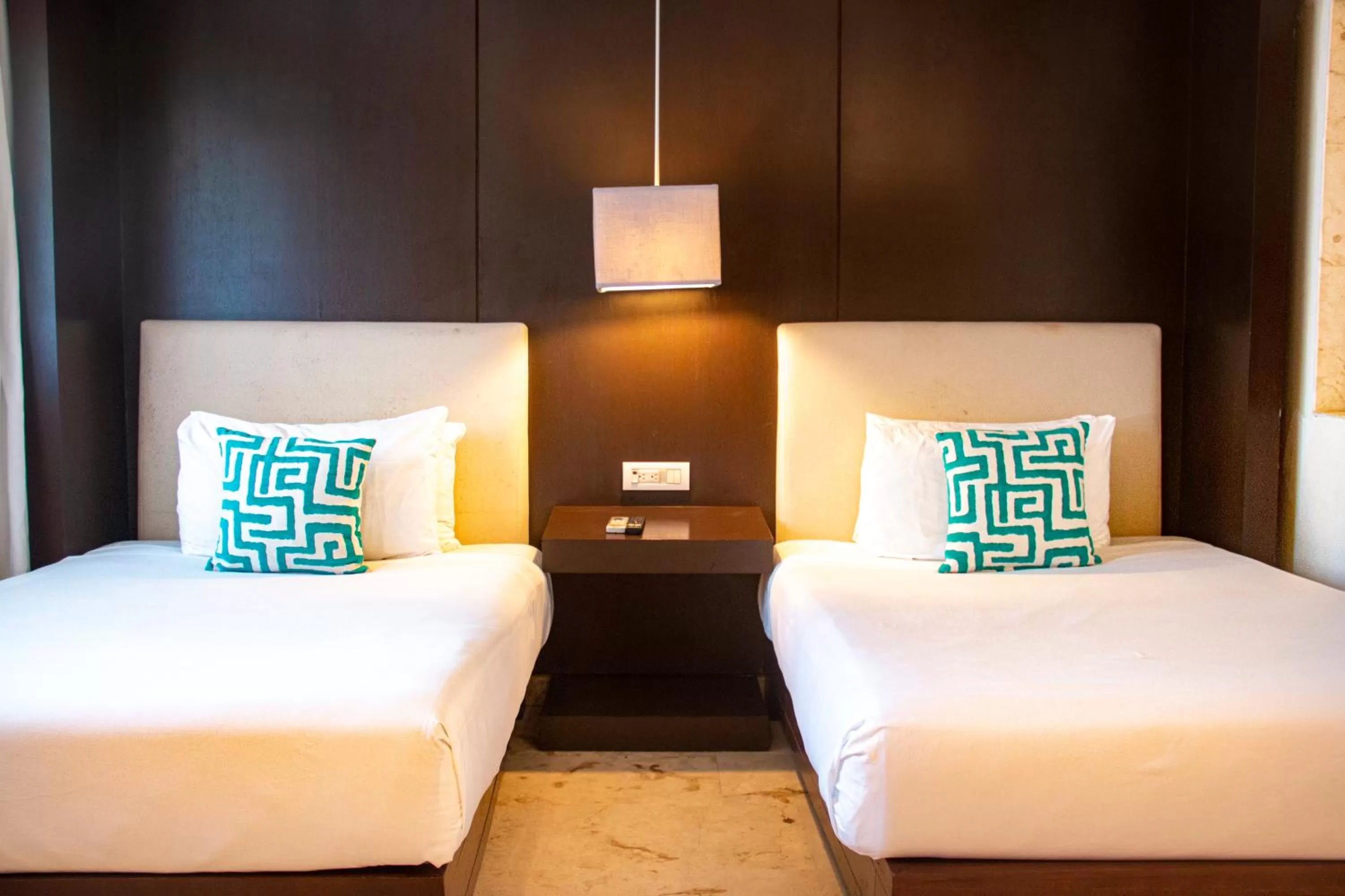 Bed in Hotel The Palm