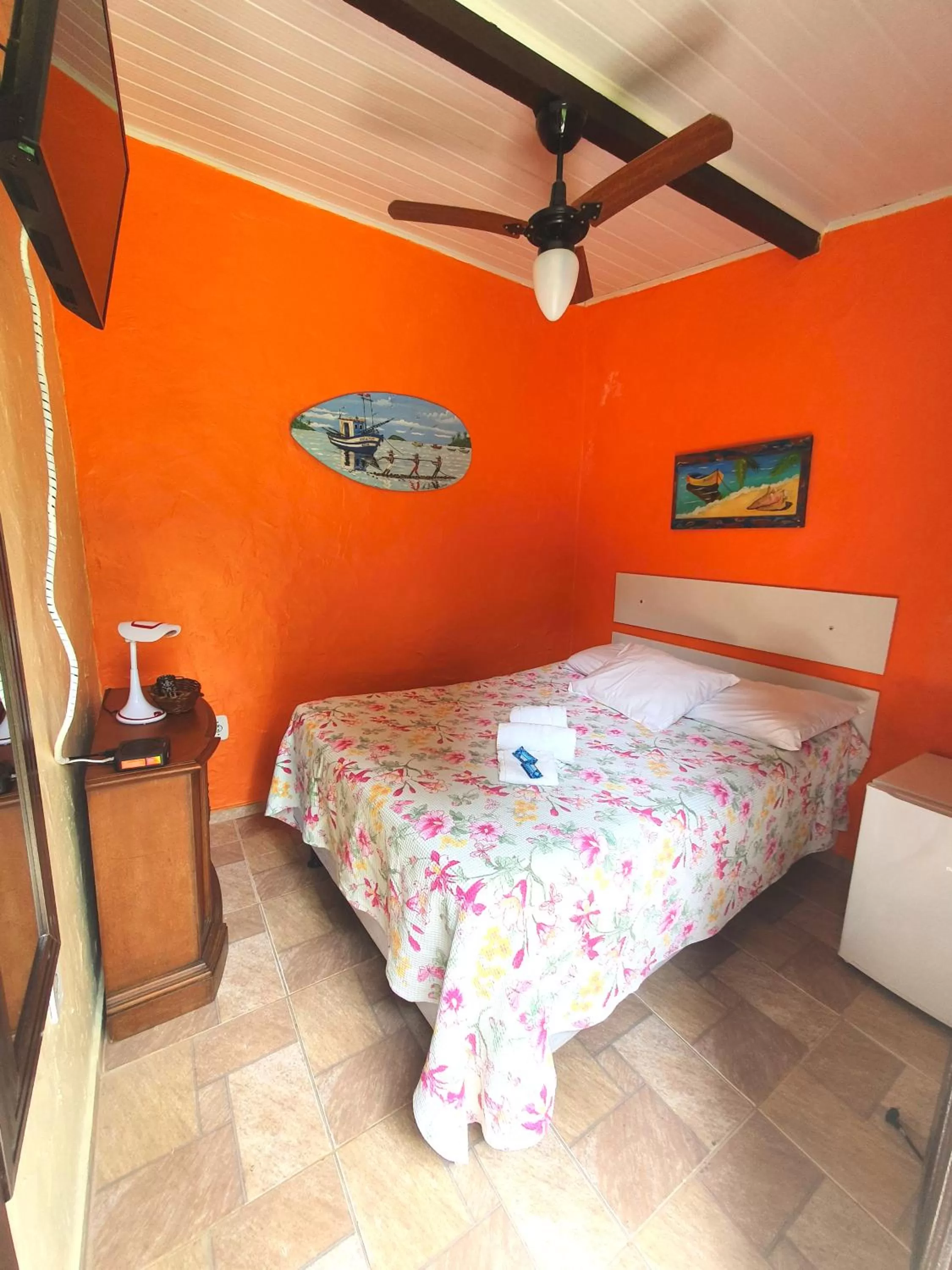 Bed in Suítes Casa do Barão