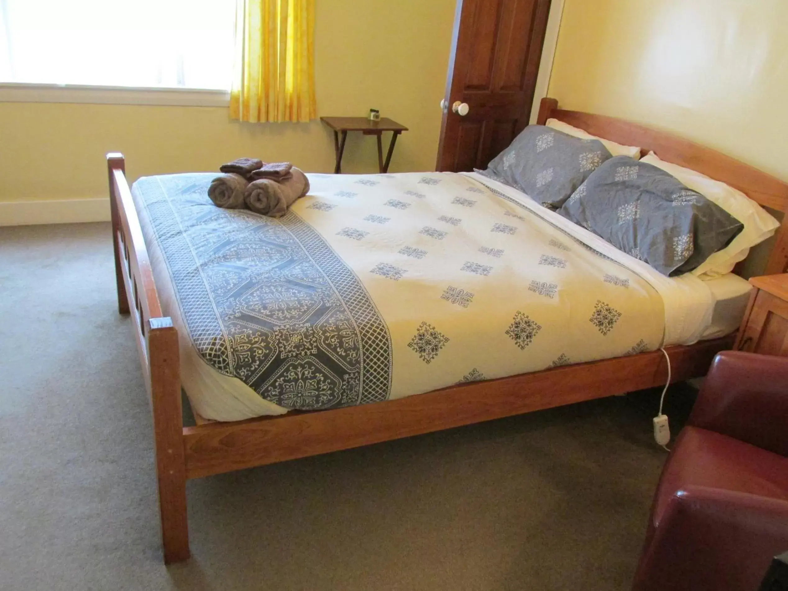 Bedroom, Bed in Designer Cottage