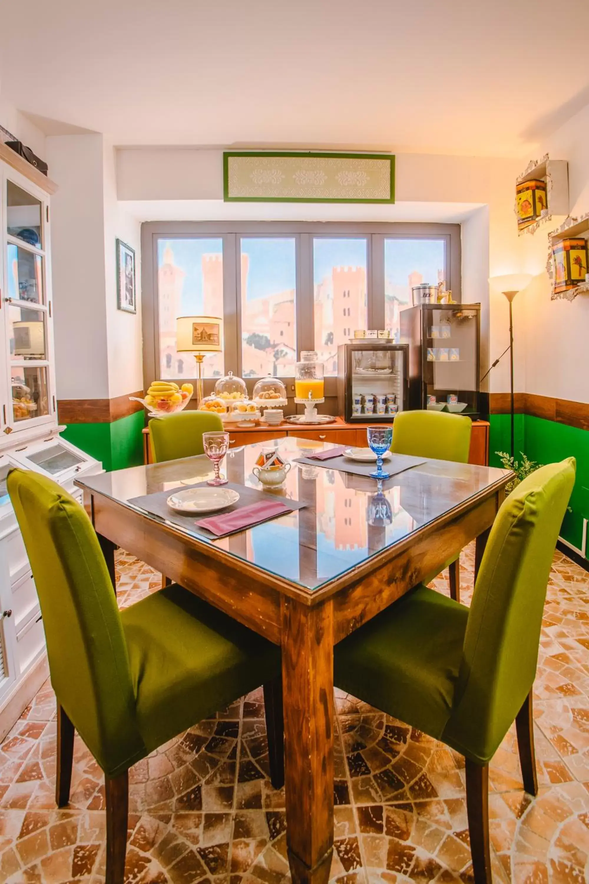 Dining area in La Fabbrica dell'Oro