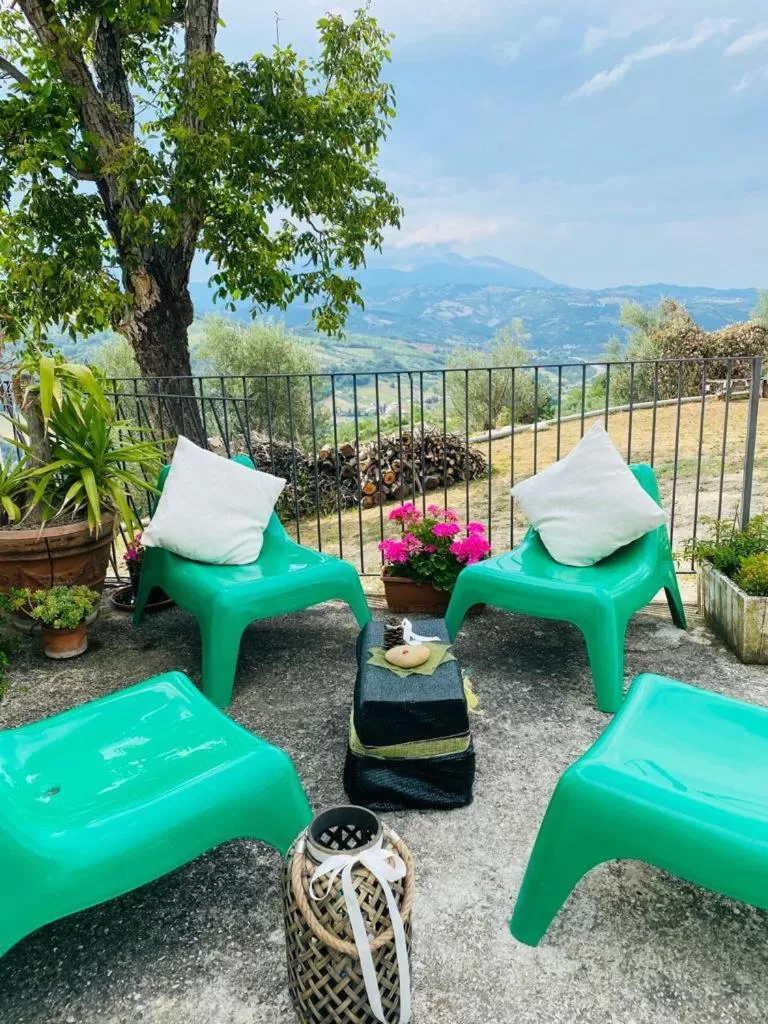 Patio in Agriturismo Flarà