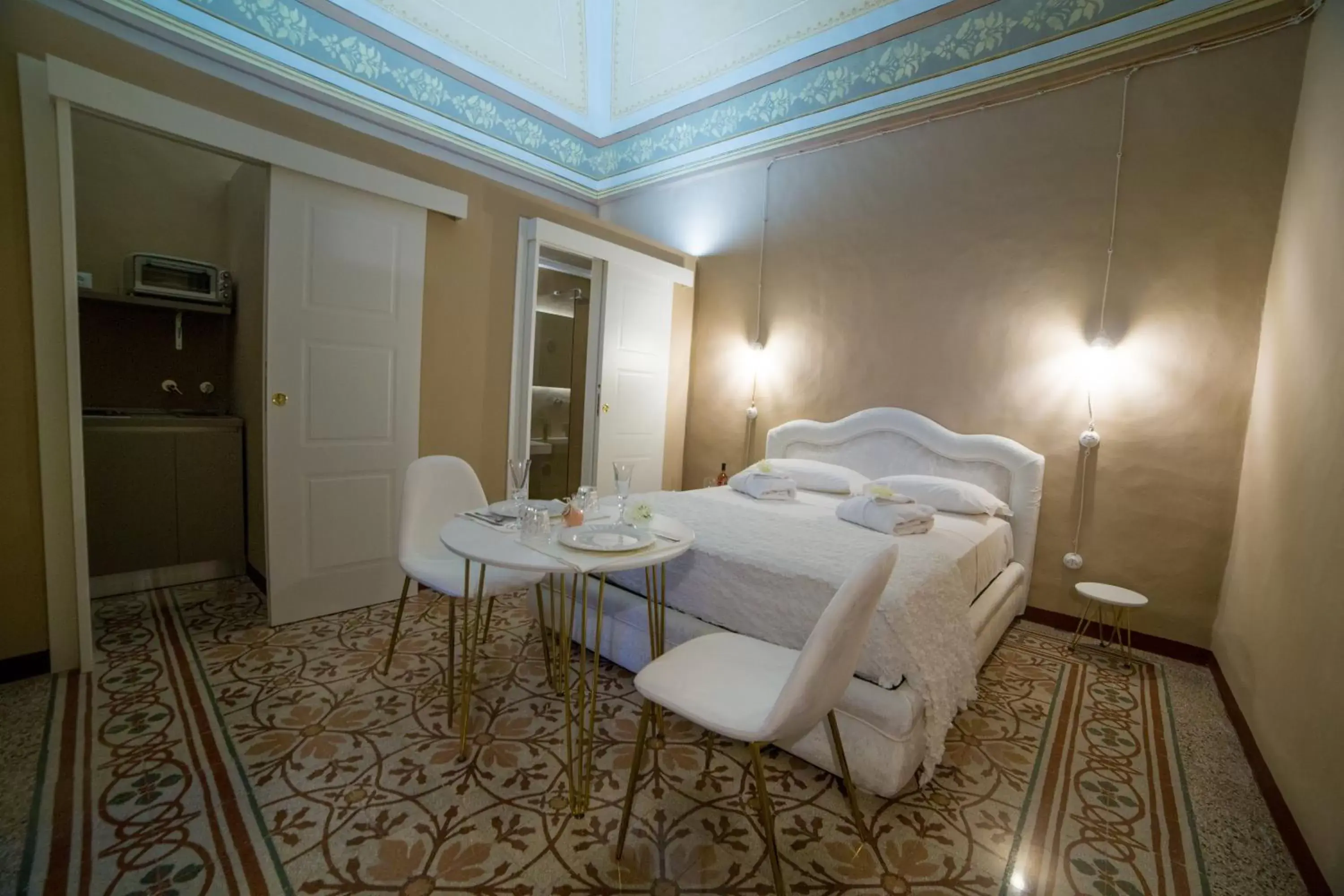 Bed in Dama Bianca Boutique Hotel Ostuni