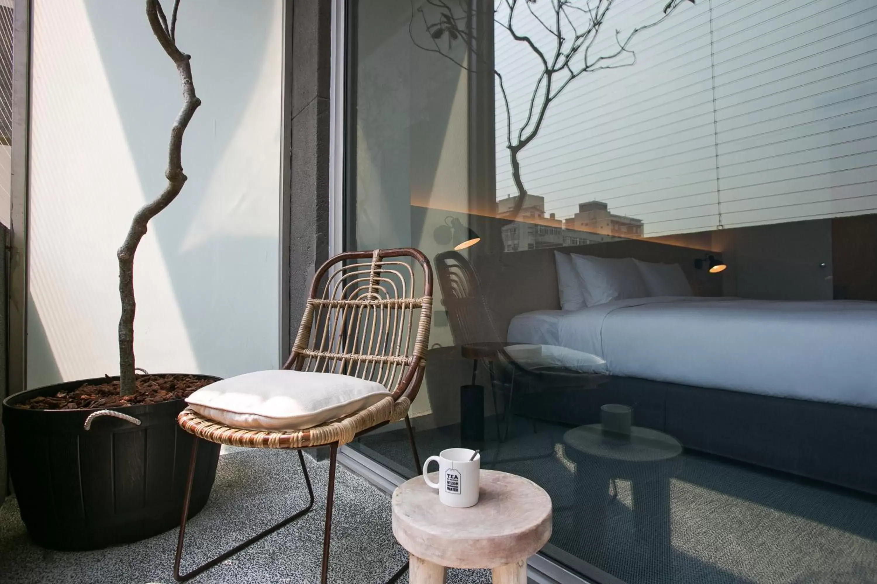 Balcony/Terrace, Seating Area in amba Taipei Zhongshan