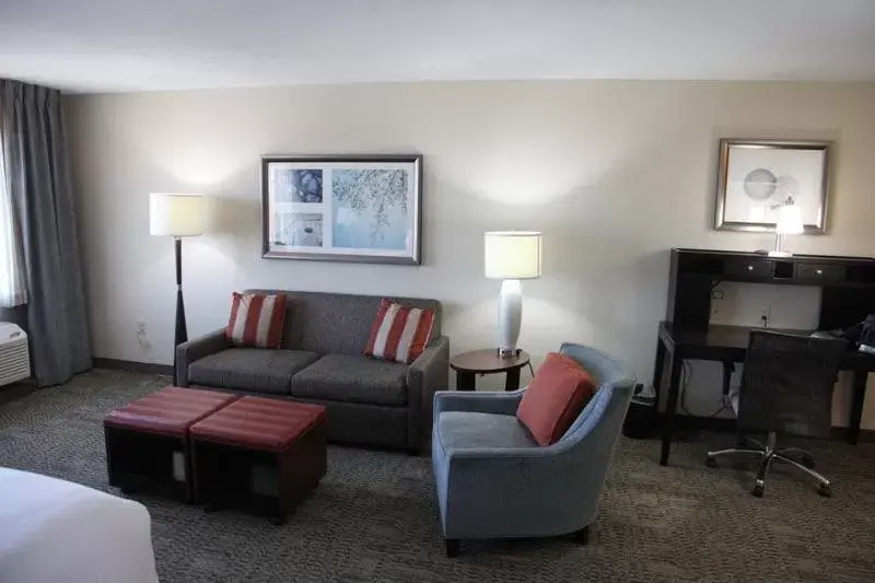 Living room, Seating Area in Staybridge Suites Grand Forks, an IHG Hotel