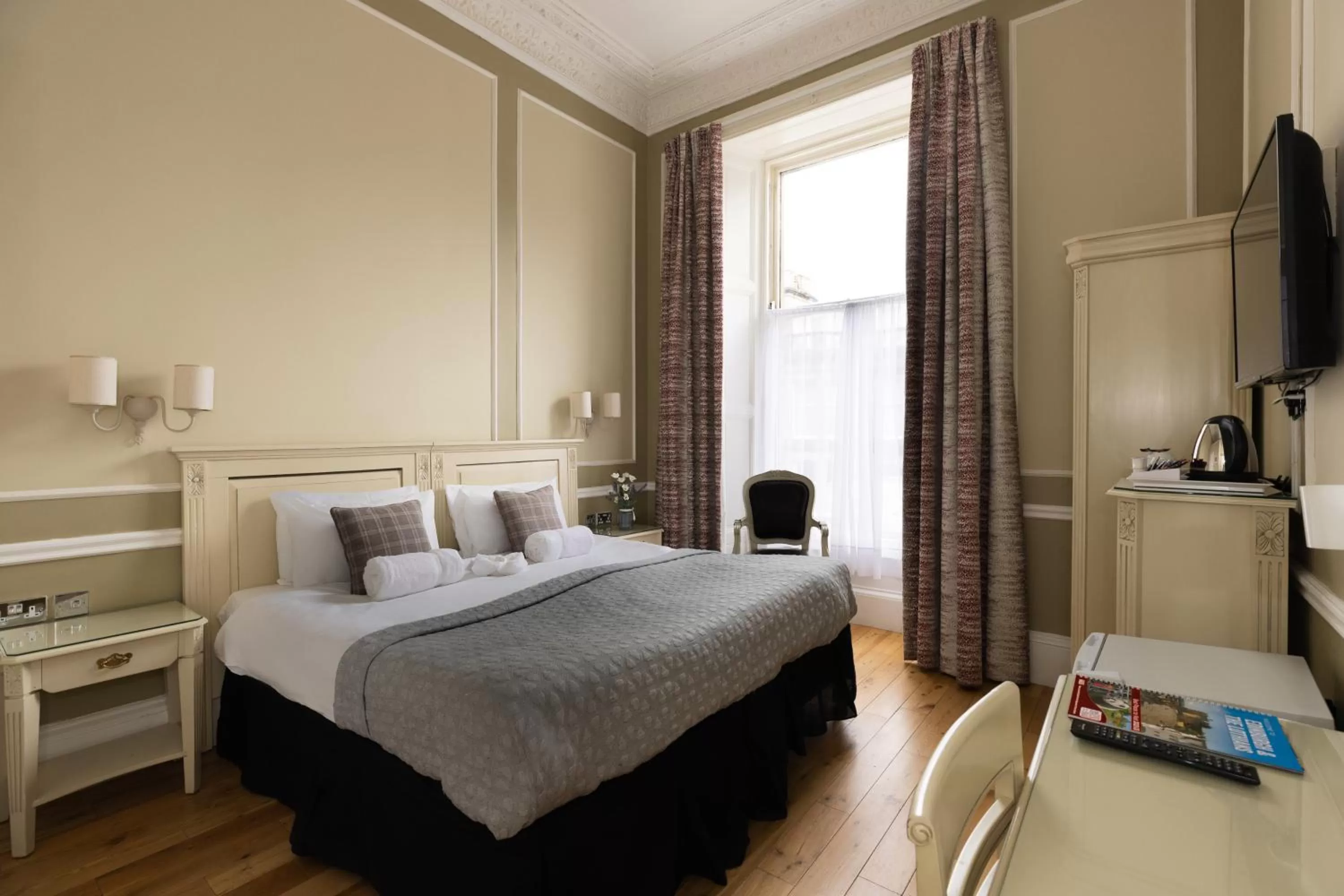 Bed in The Haymarket Hotel