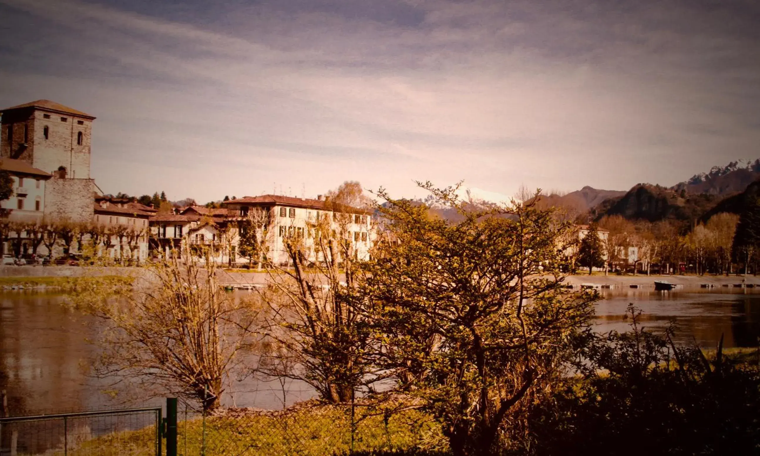 River view in Hotel La Sosta