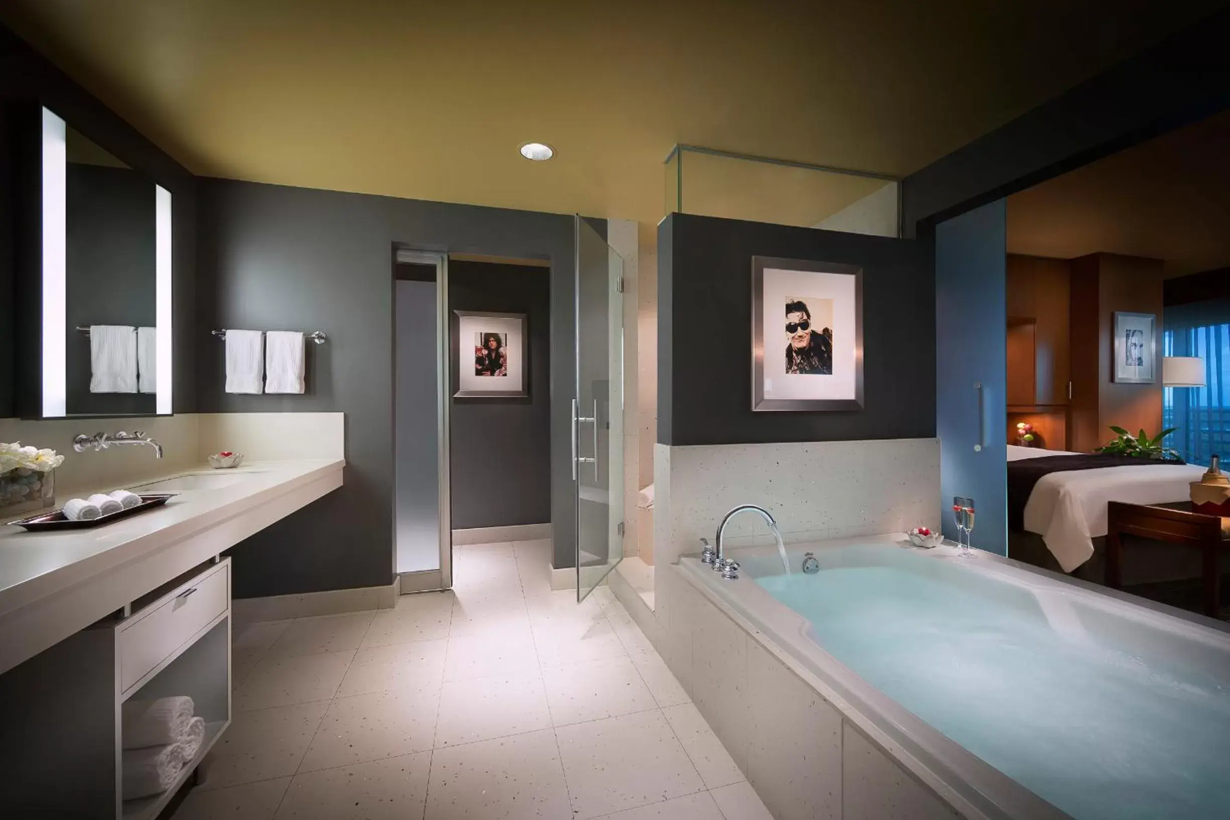 Shower, Bathroom in Seminole Hard Rock Hotel and Casino Tampa