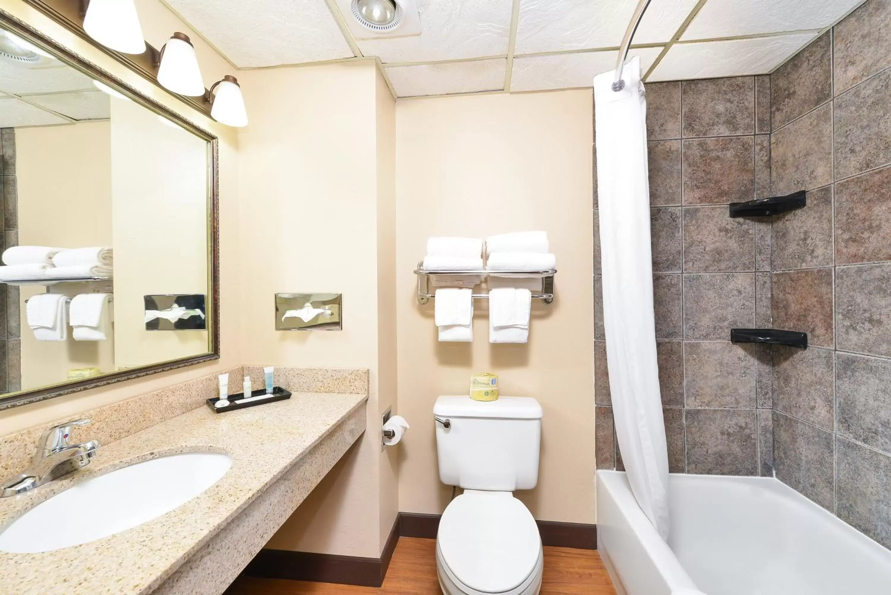 Shower, Bathroom in Revel Hotel Minot - SureStay Collection by Best Western