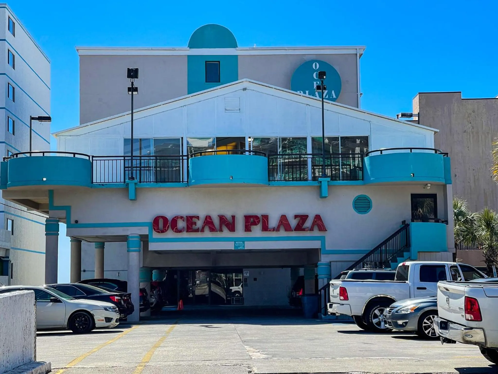 Street view in Ocean Plaza Motel