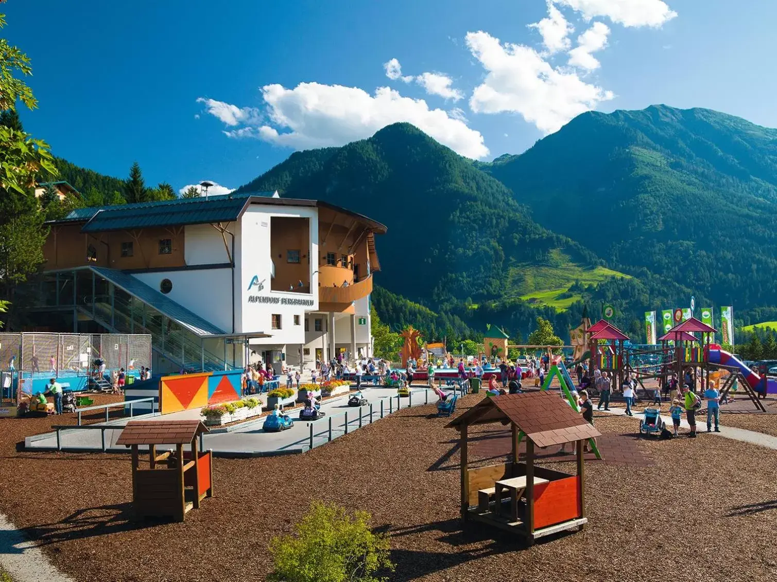 Children play ground in Alpines Lifestyle Hotel Tannenhof