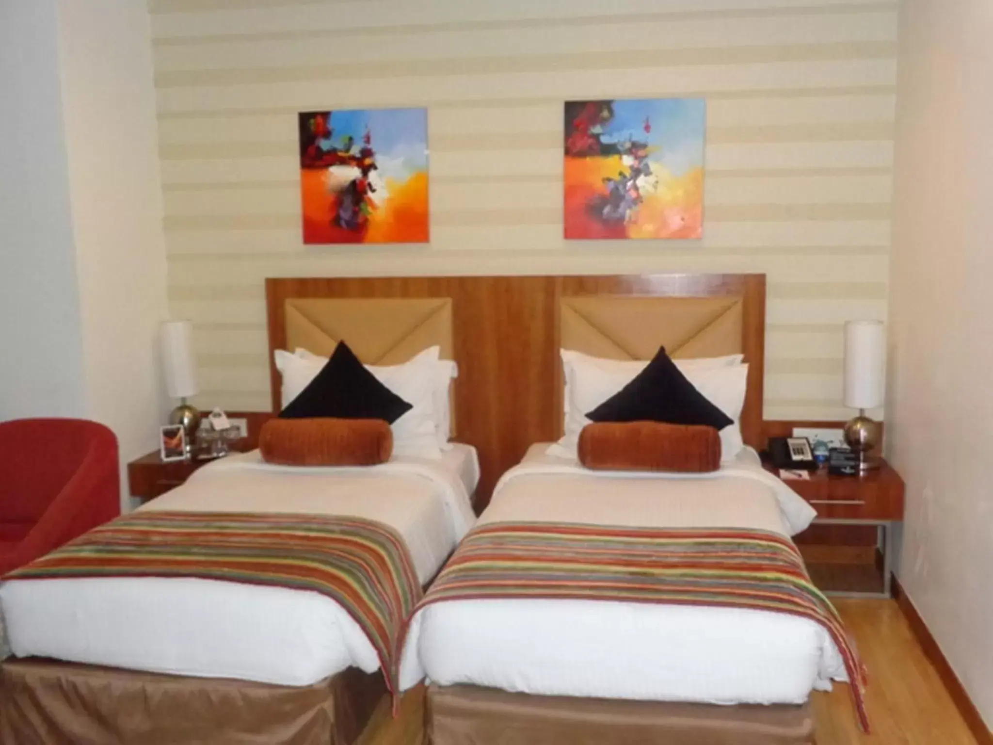 Photo of the whole room, Bed in Ramada Ahmedabad