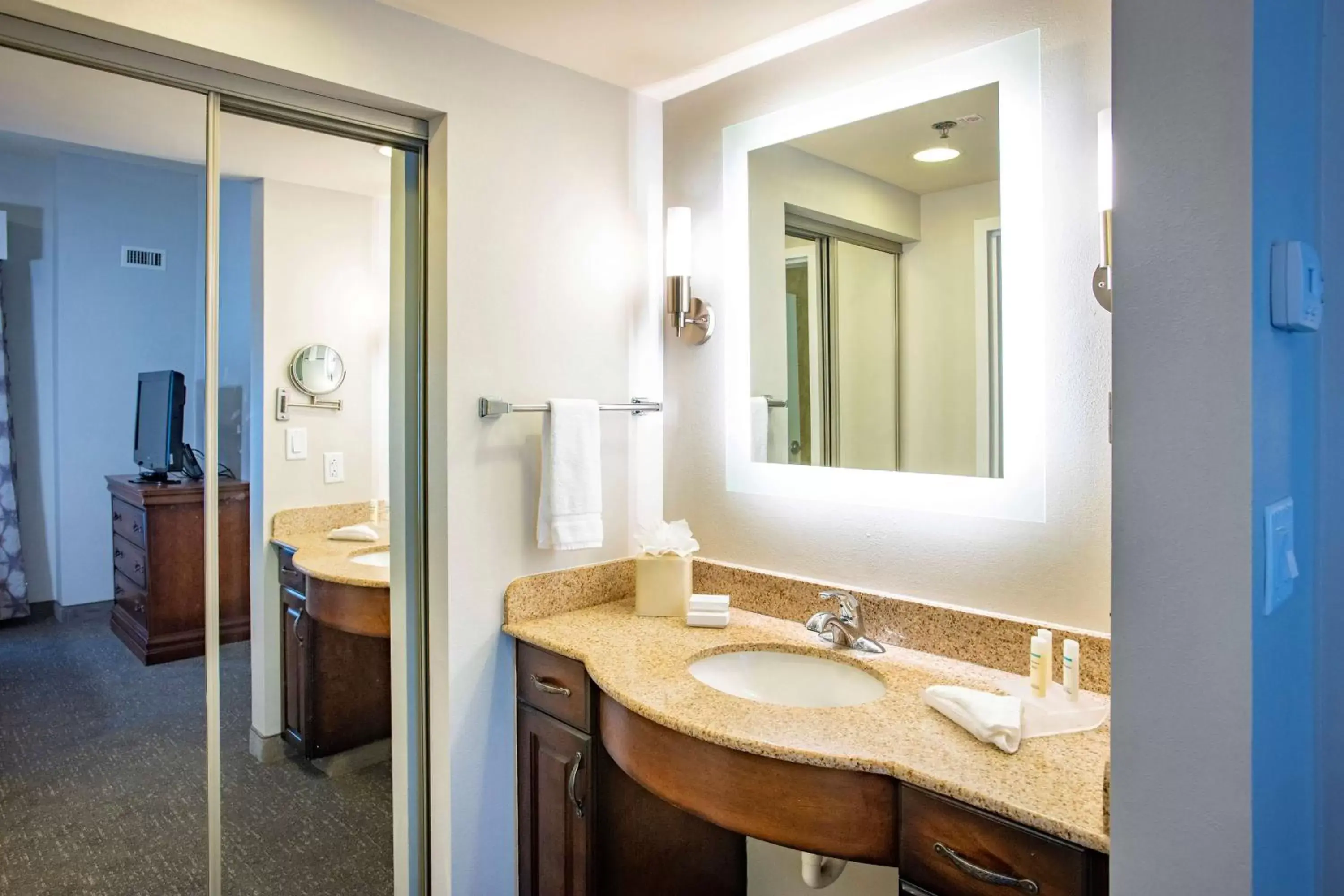 Bathroom in Homewood Suites by Hilton Pensacola Airport-Cordova Mall Area