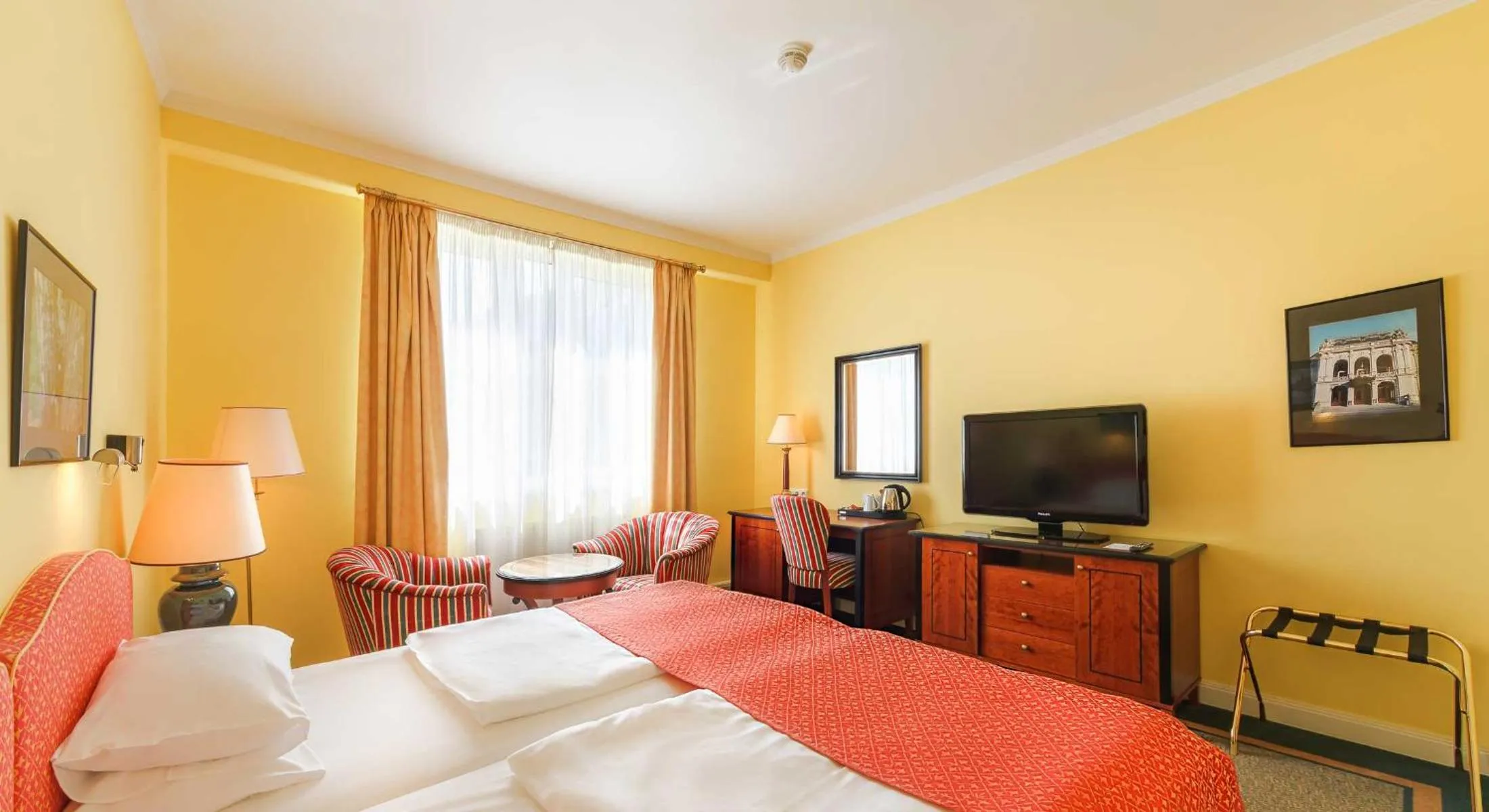 TV and multimedia, Bed in Dvorak Spa & Wellness