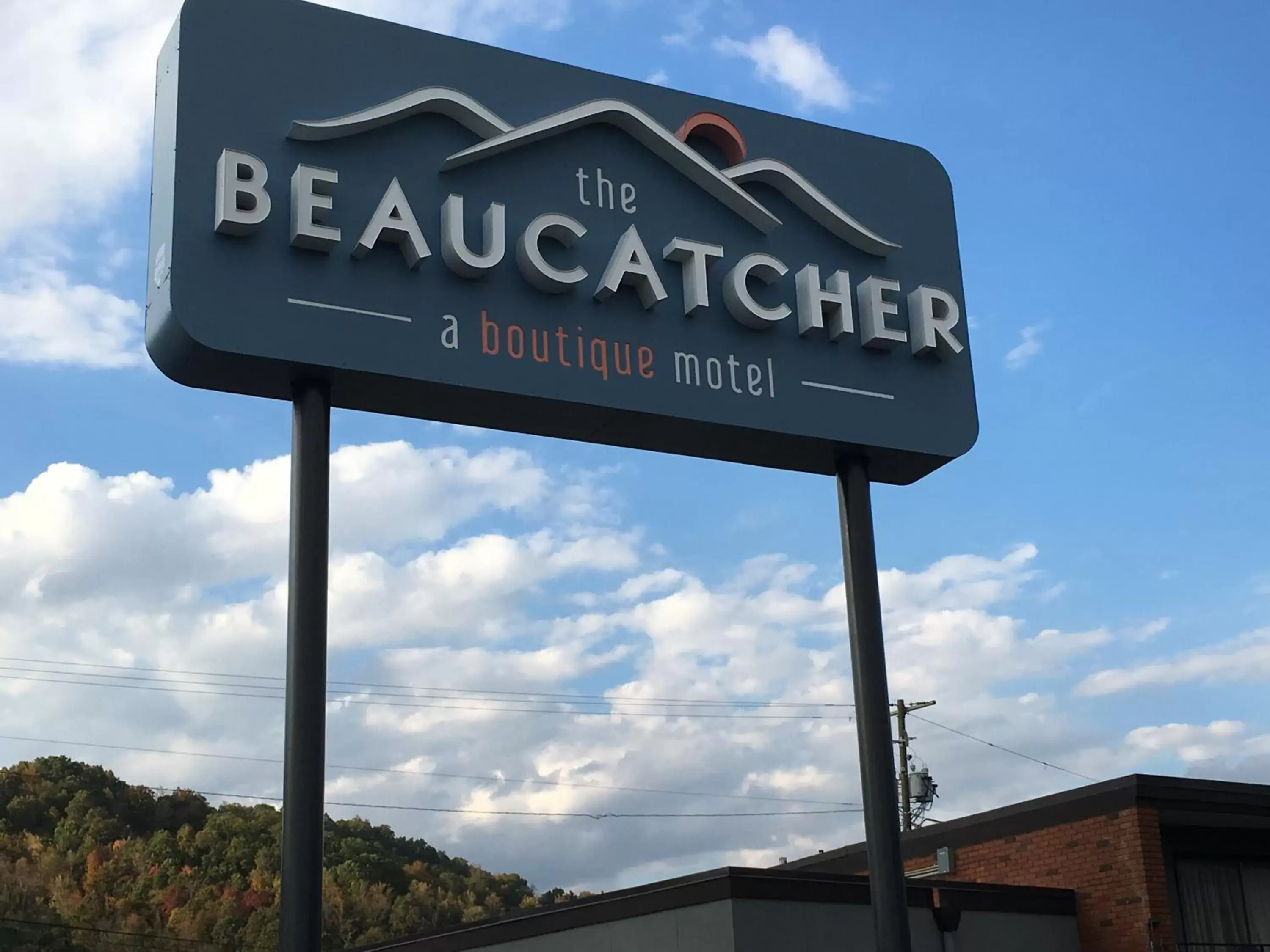 Property logo or sign in The Beaucatcher, a Boutique Motel