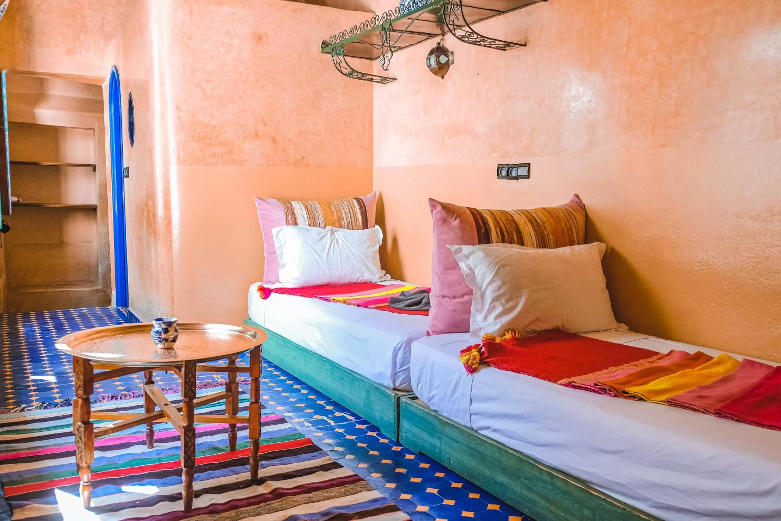 Bed in Héritage Lalla Aicha Hotel & Spa