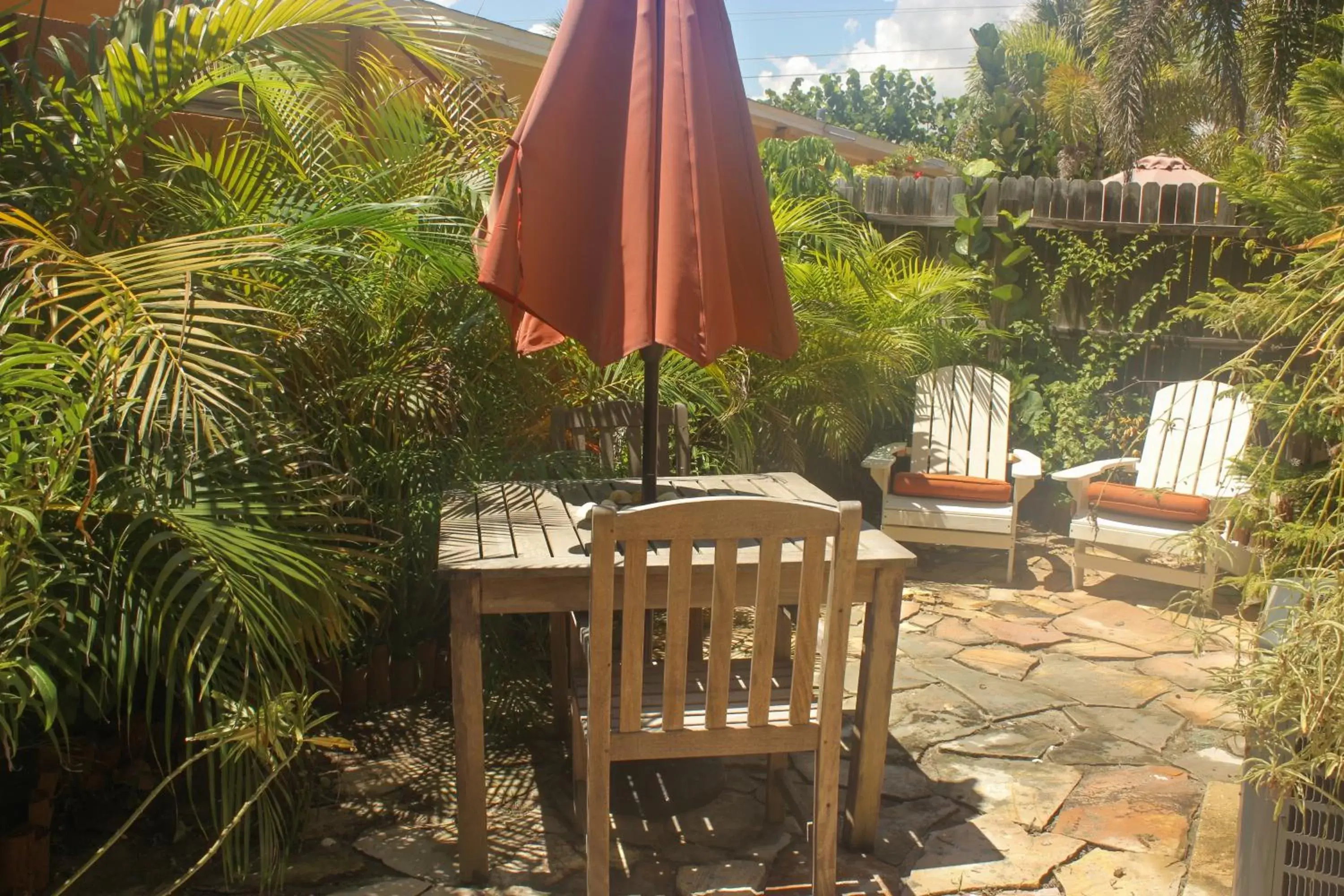 Patio in Beach Place Guesthouses