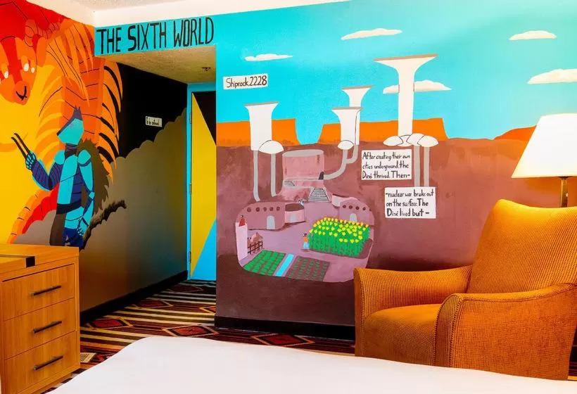 Seating area, Bed in Nativo Lodge