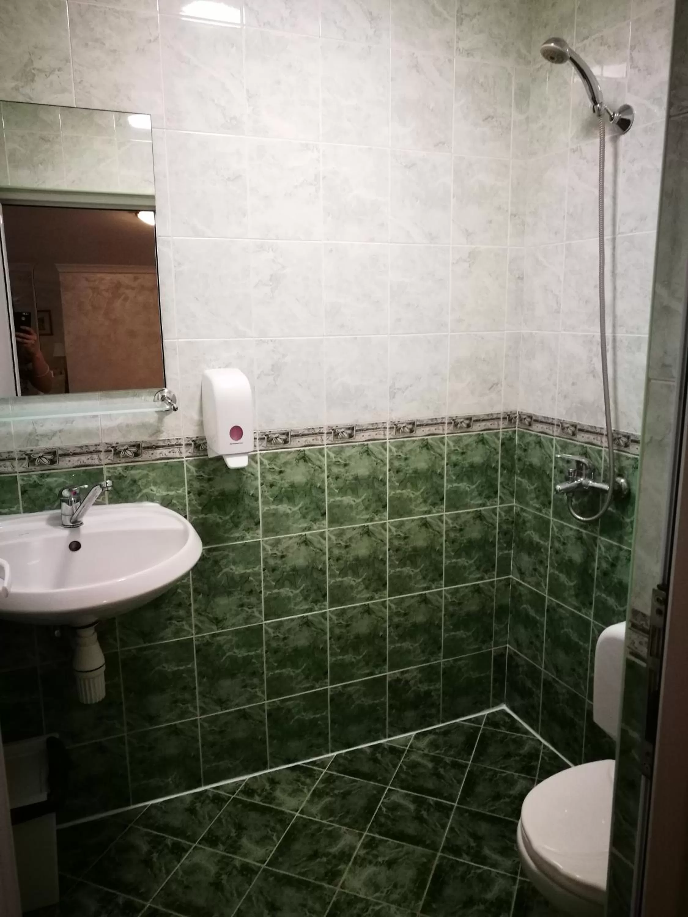 Shower in Hotel Paradise