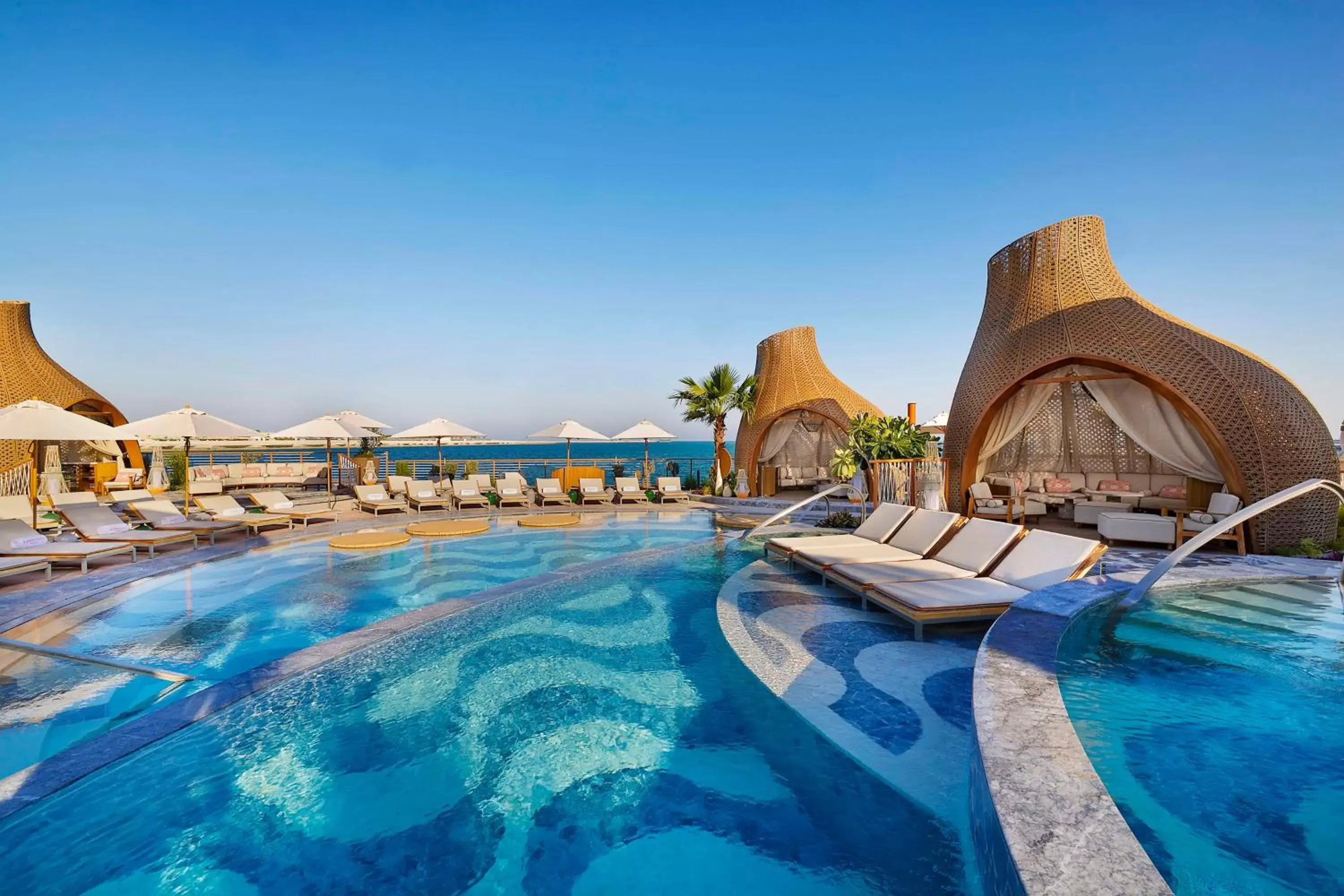 Pool view, Swimming Pool in Waldorf Astoria Lusail, Doha