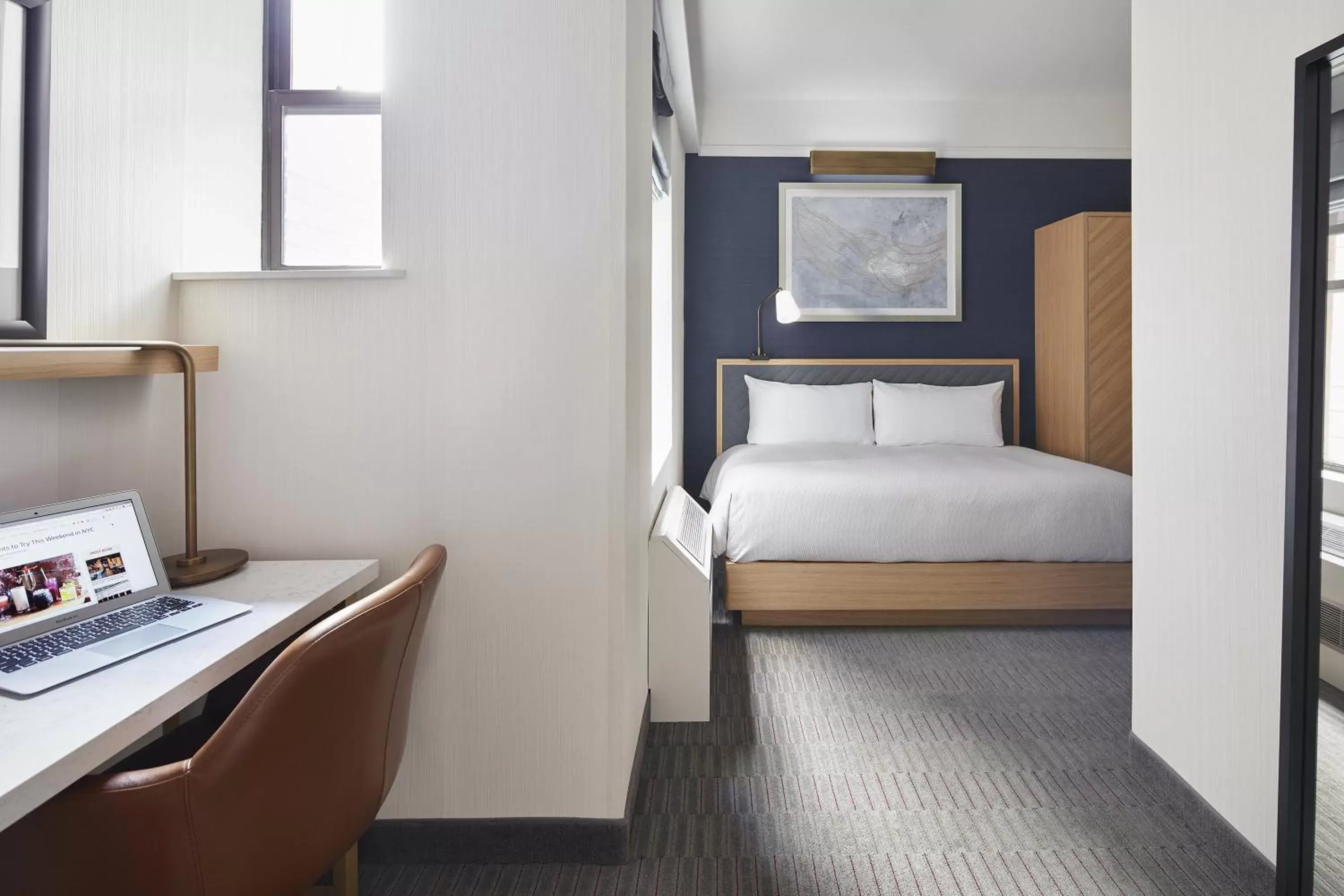 Photo of the whole room, Bed in Club Quarters Hotel Times Square, New York Photo of the whole room, Bed in Club Quarters Hotel Times Square, New York