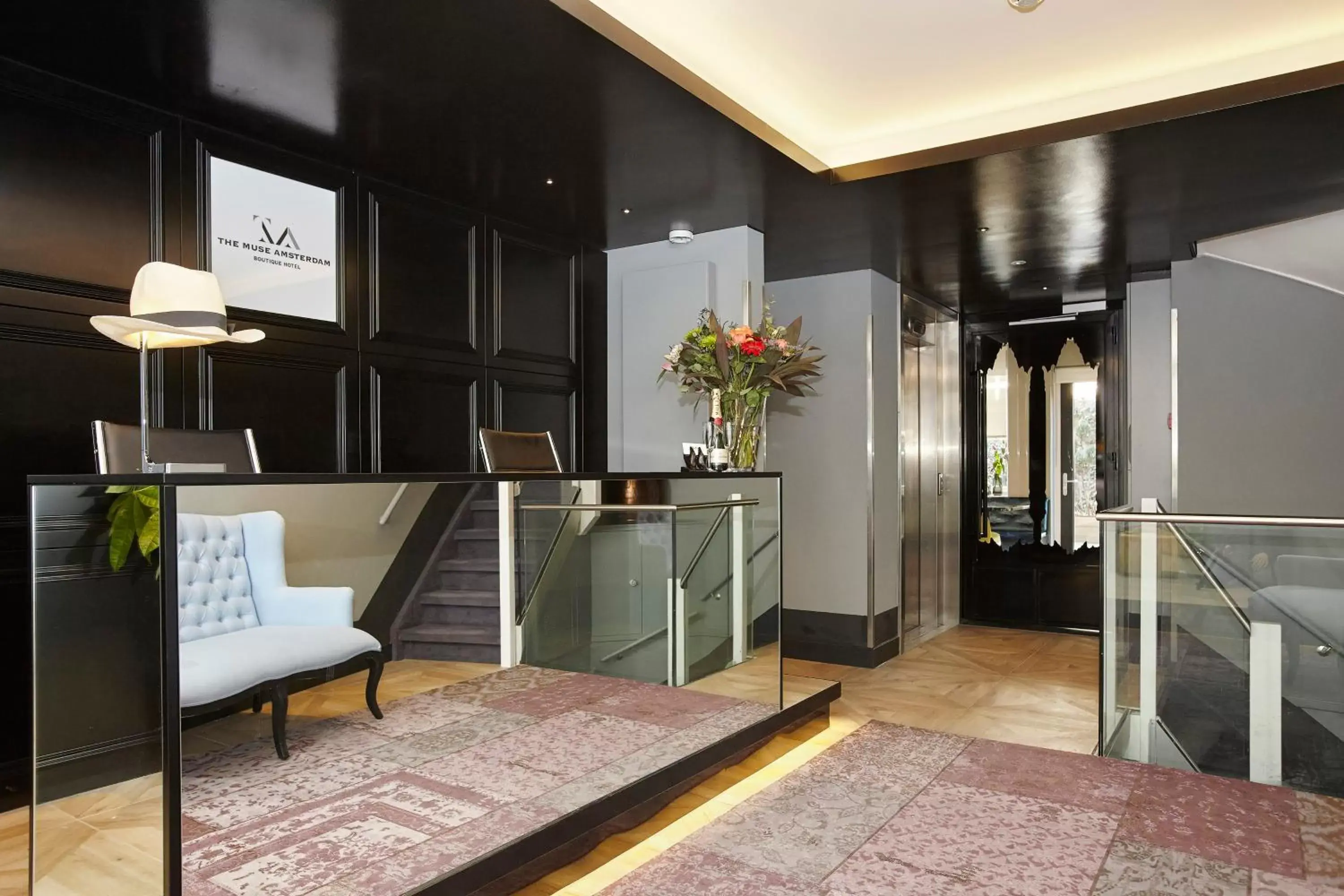 Lobby or reception in The Muse Amsterdam - Boutique Hotel