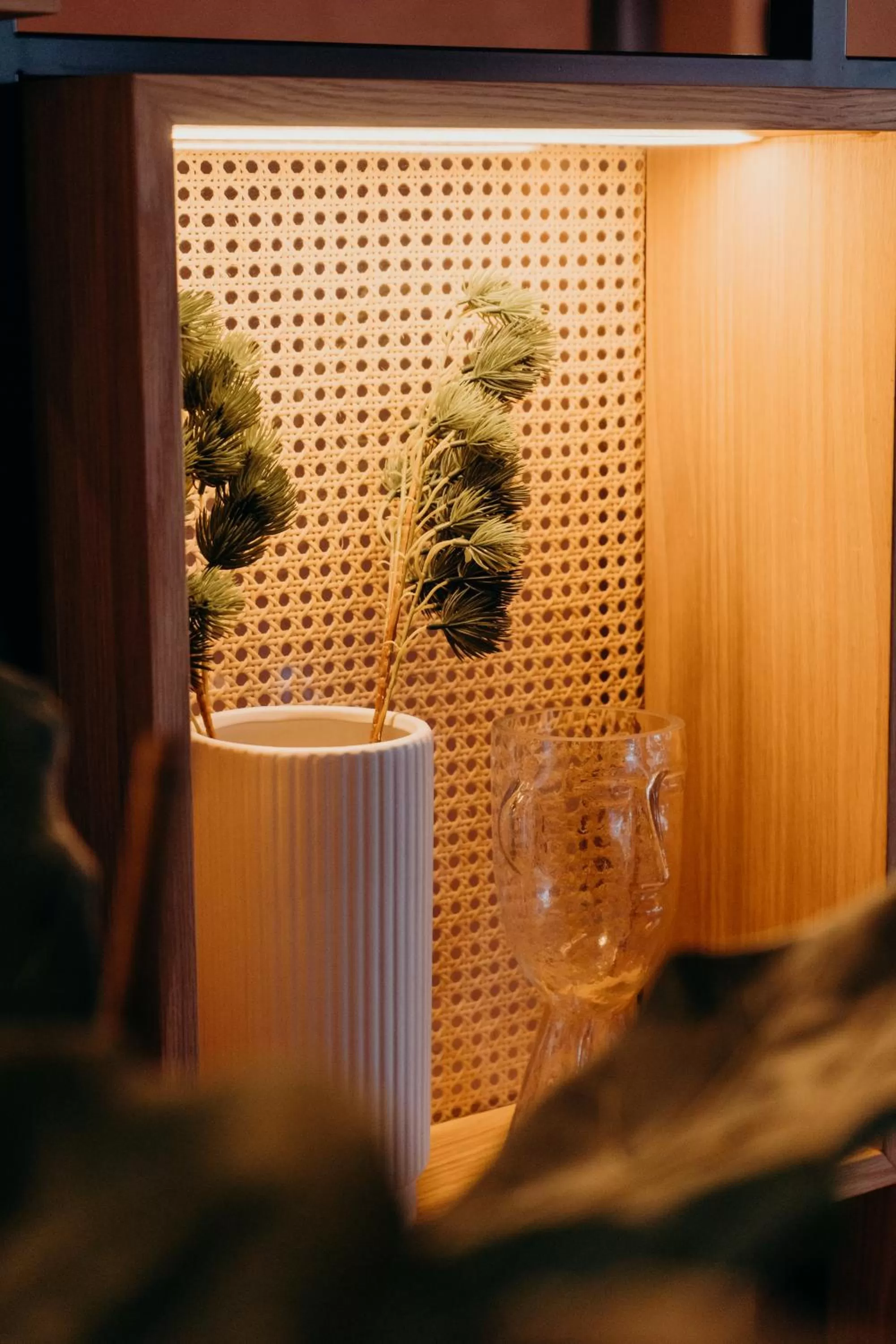 Decorative detail in The Editory Garden Porto Hotel