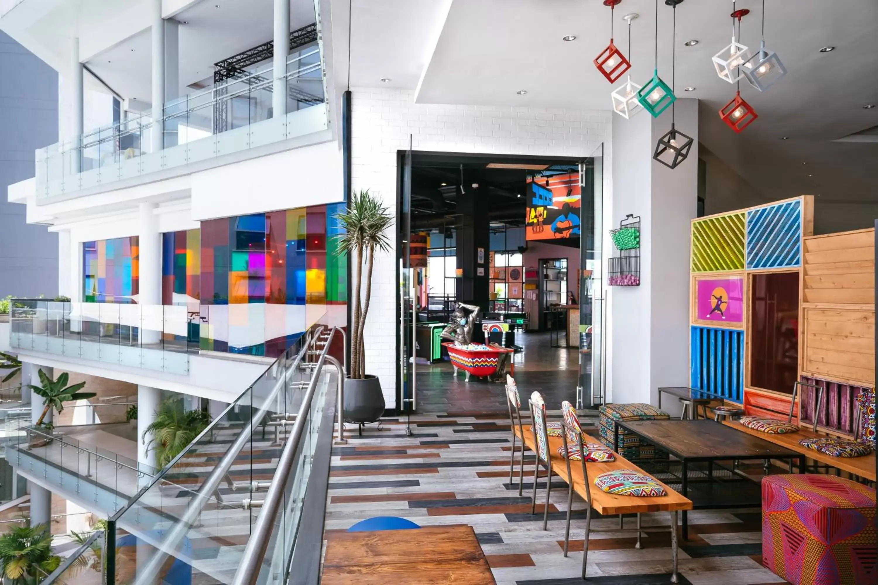 Seating area in Trademark Hotel, a Member of Design Hotels