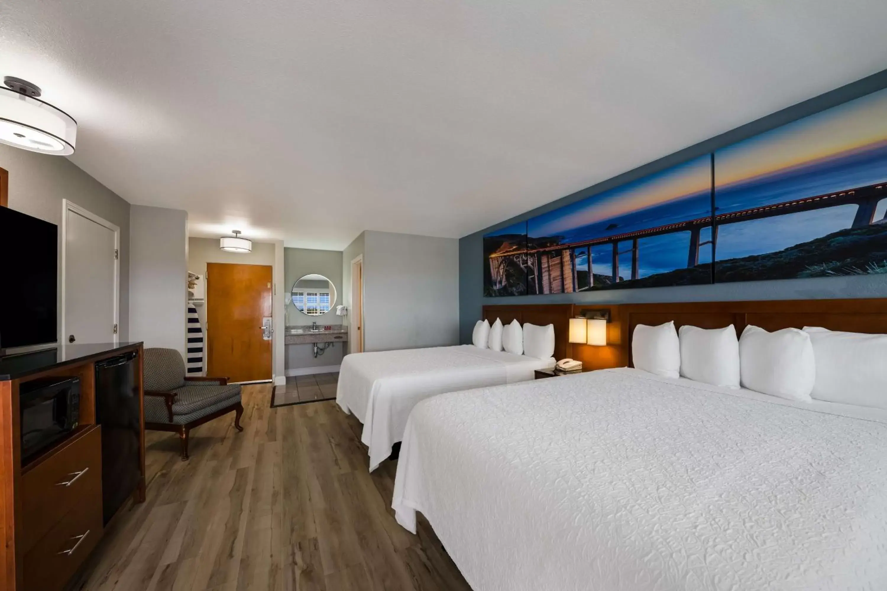 Bedroom, Bed in Pacific Coast Roadhouse - SureStay Collection by Best Western