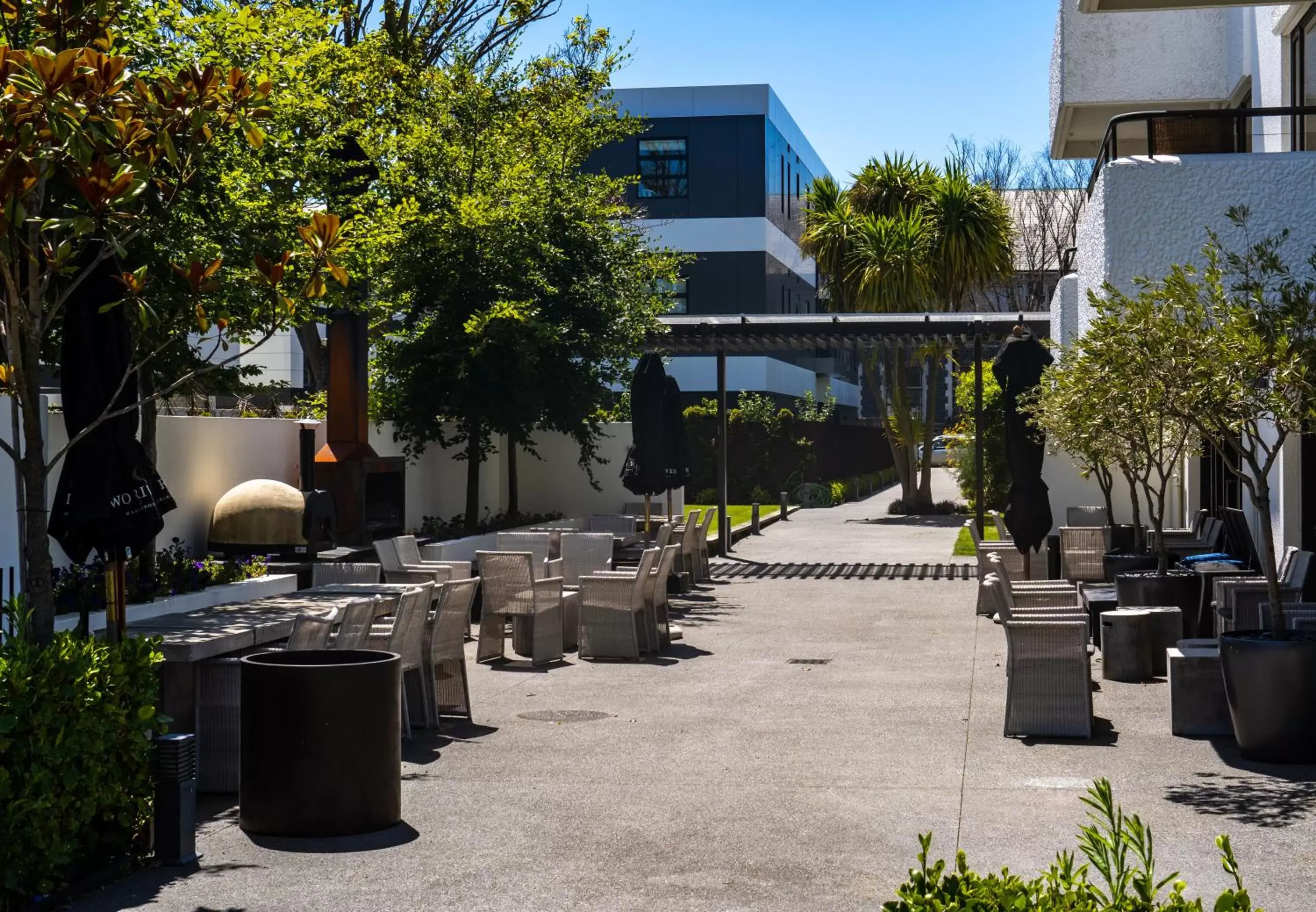 Patio in Hotel Montreal