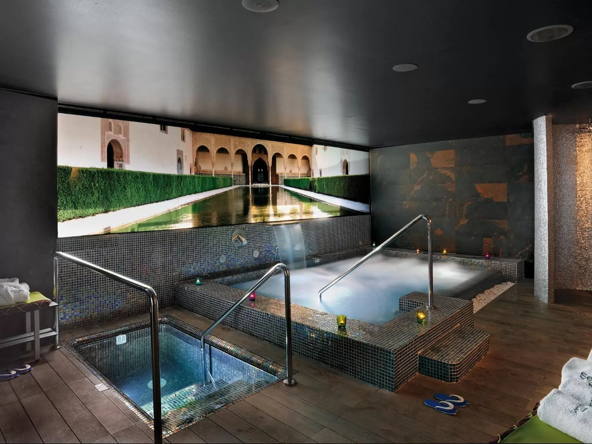 Spa and wellness centre/facilities, Swimming Pool in Gran Hotel Luna de Granada