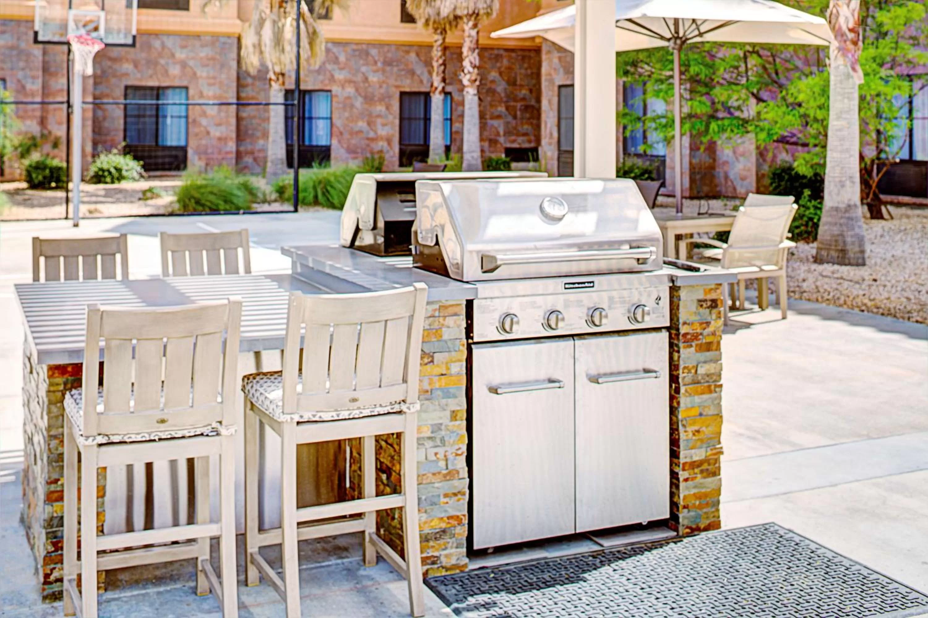 Patio in Homewood Suites Lancaster