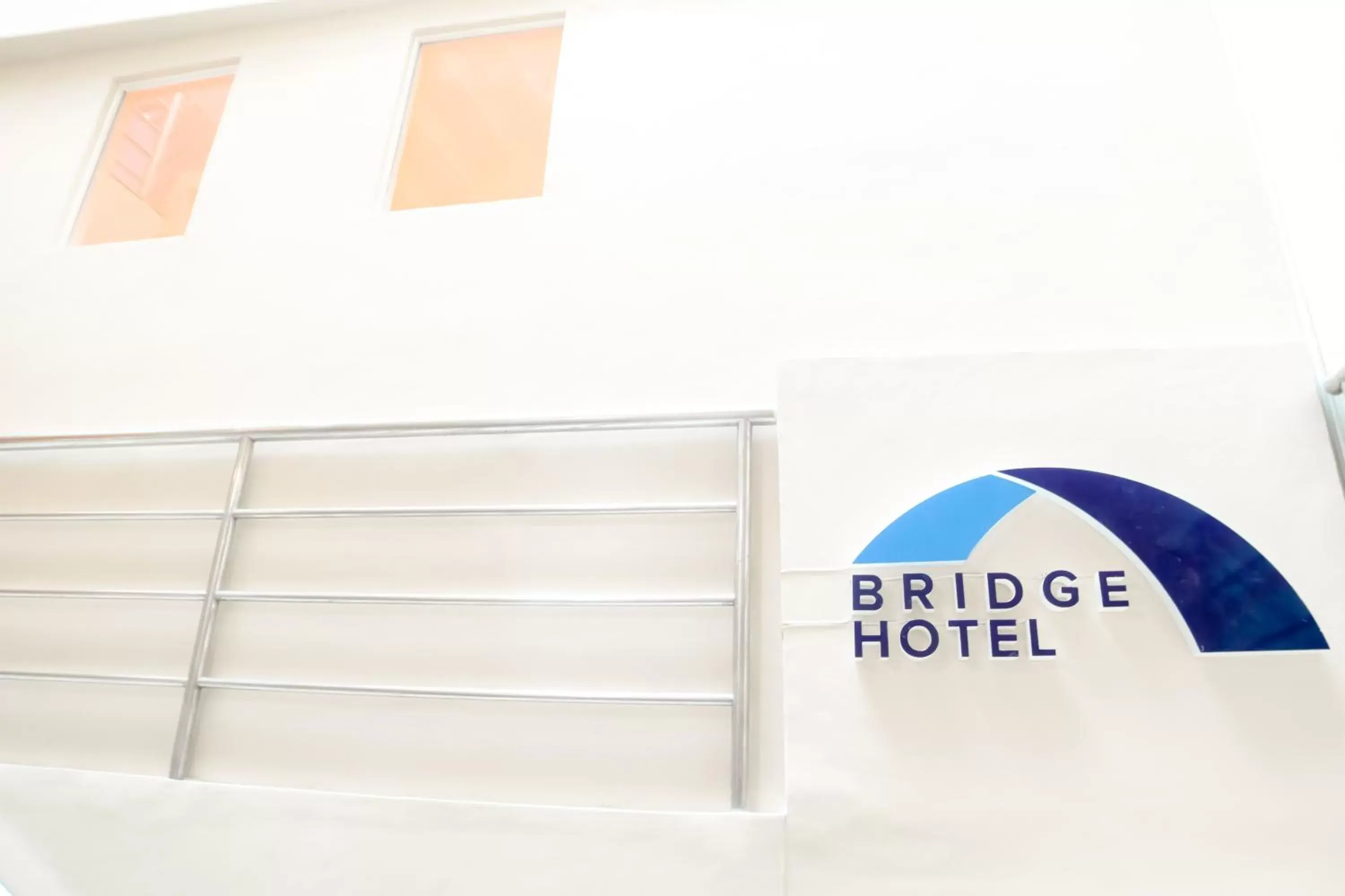Property Logo/Sign in Bridge Hotel