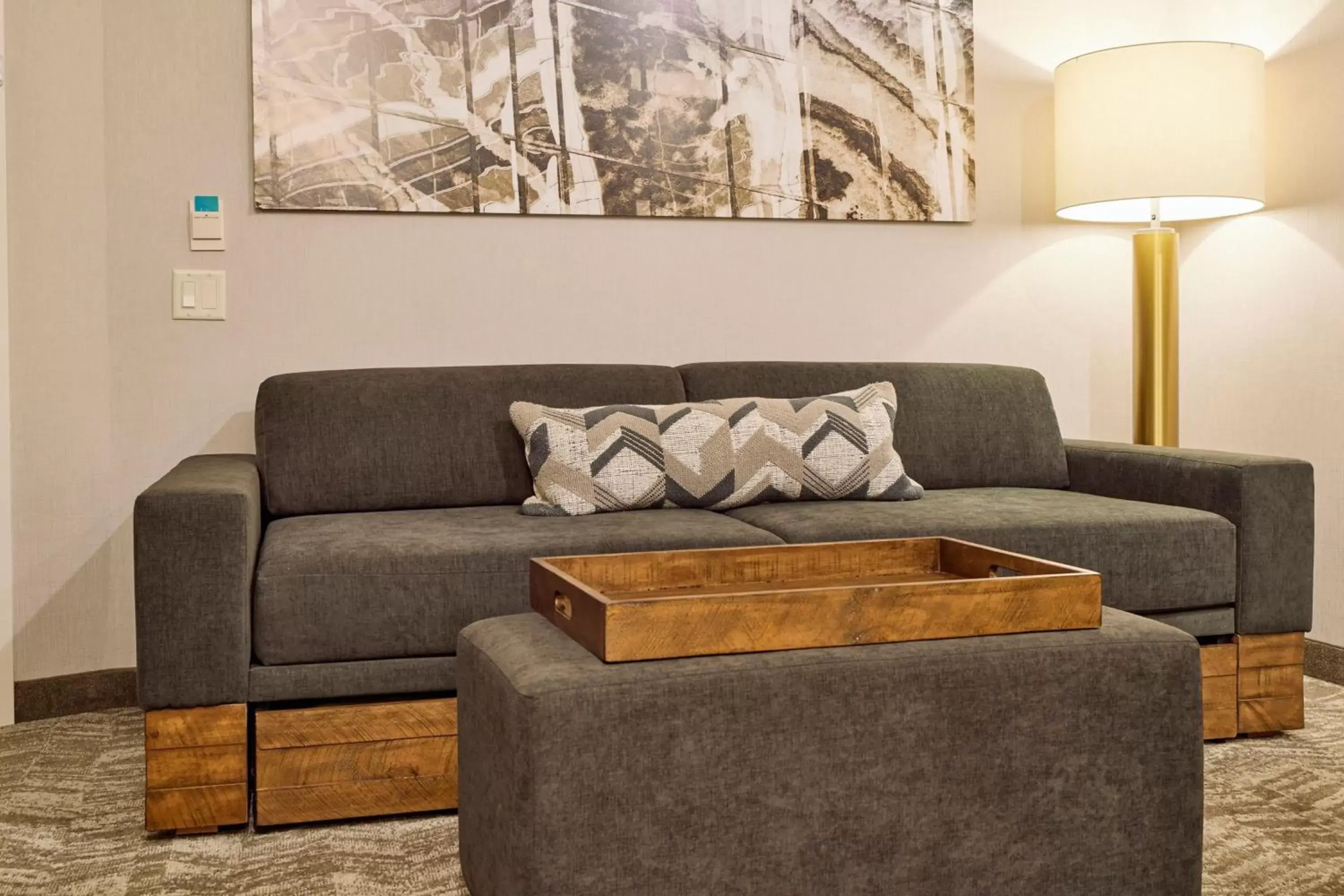 Bedroom, Seating Area in SpringHill Suites by Marriott Medford Airport