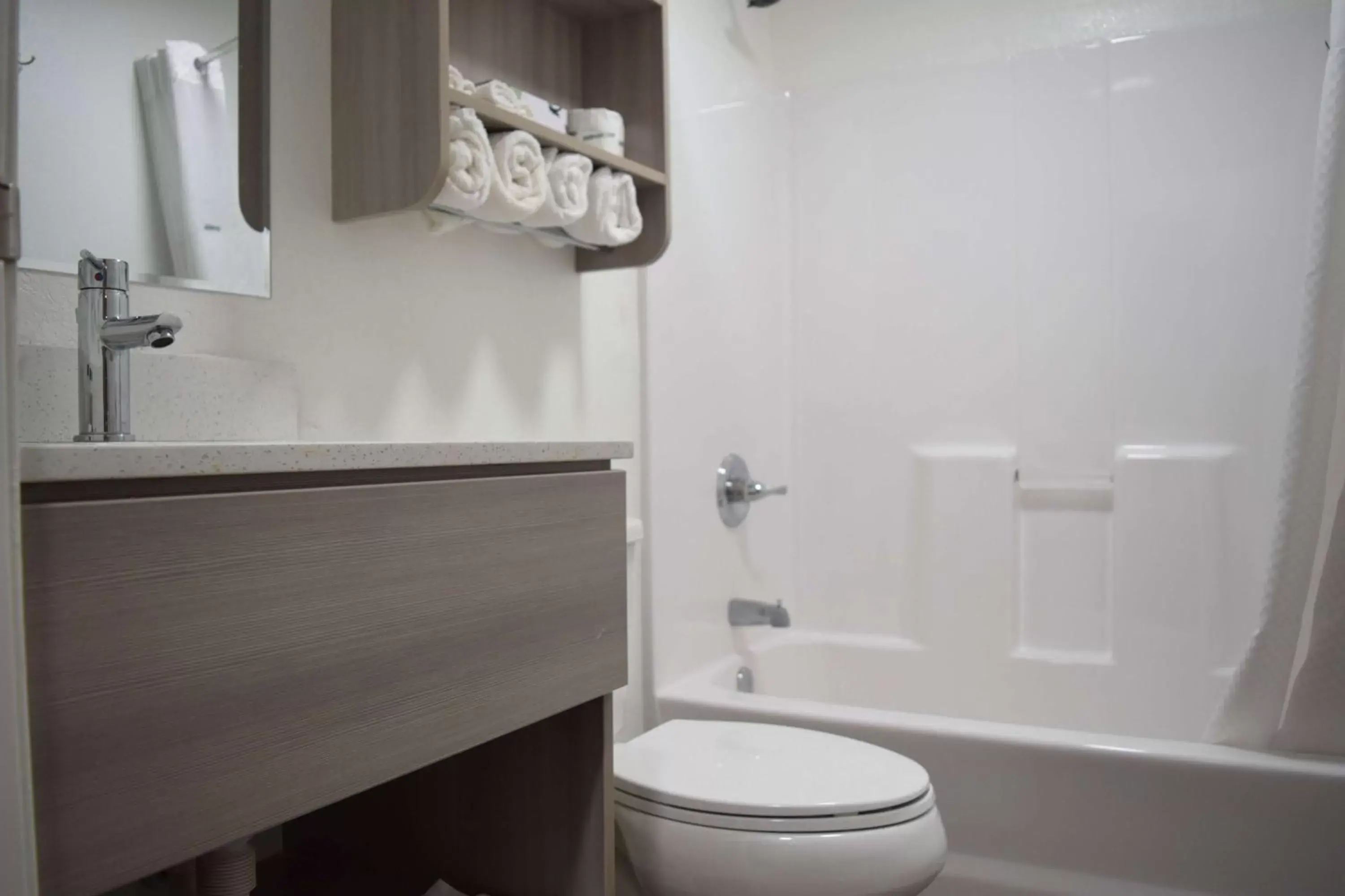 Bathroom in Microtel Inn & Suites by Wyndham Raleigh