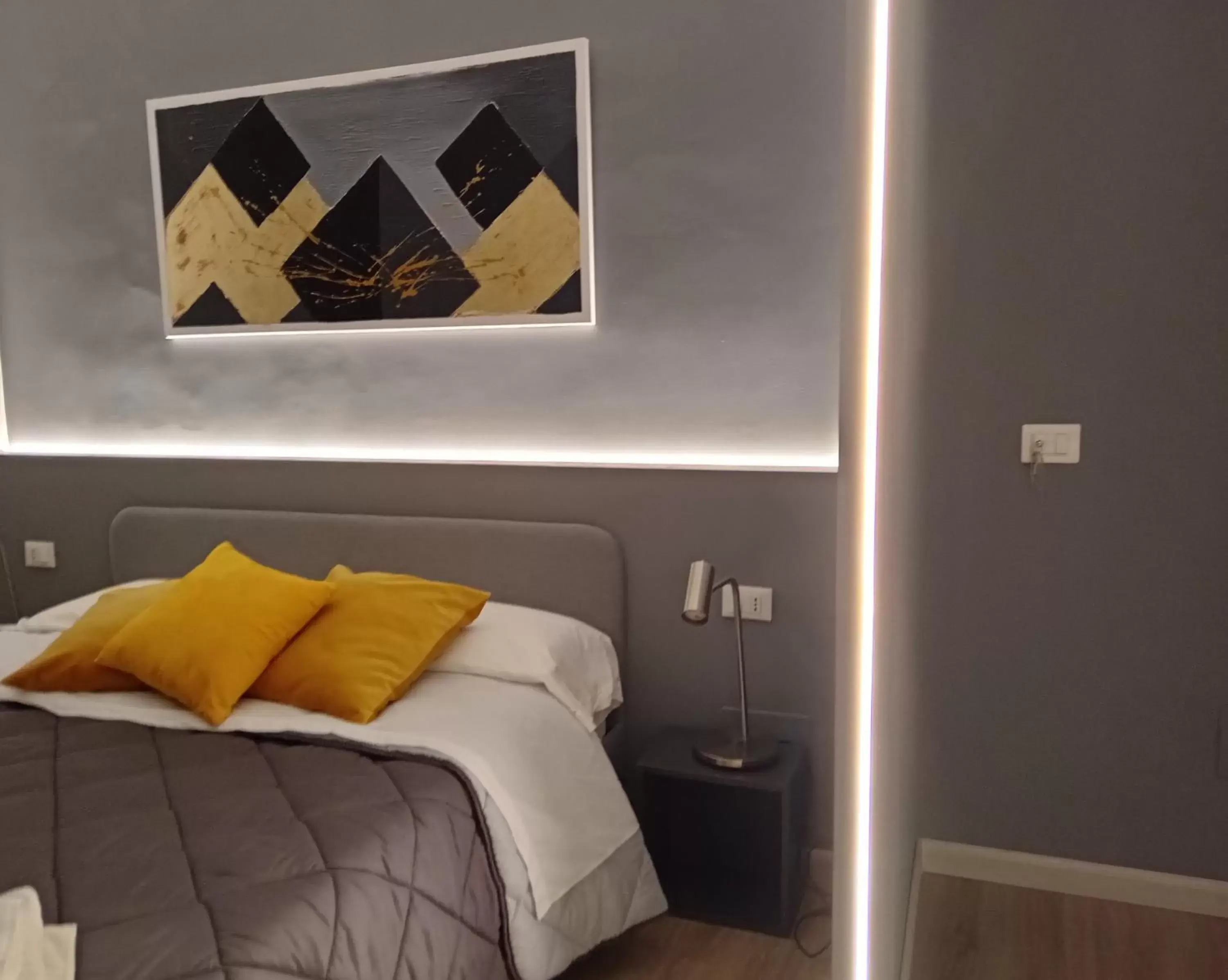 Bedroom, Bed in Narciso boutique apartment