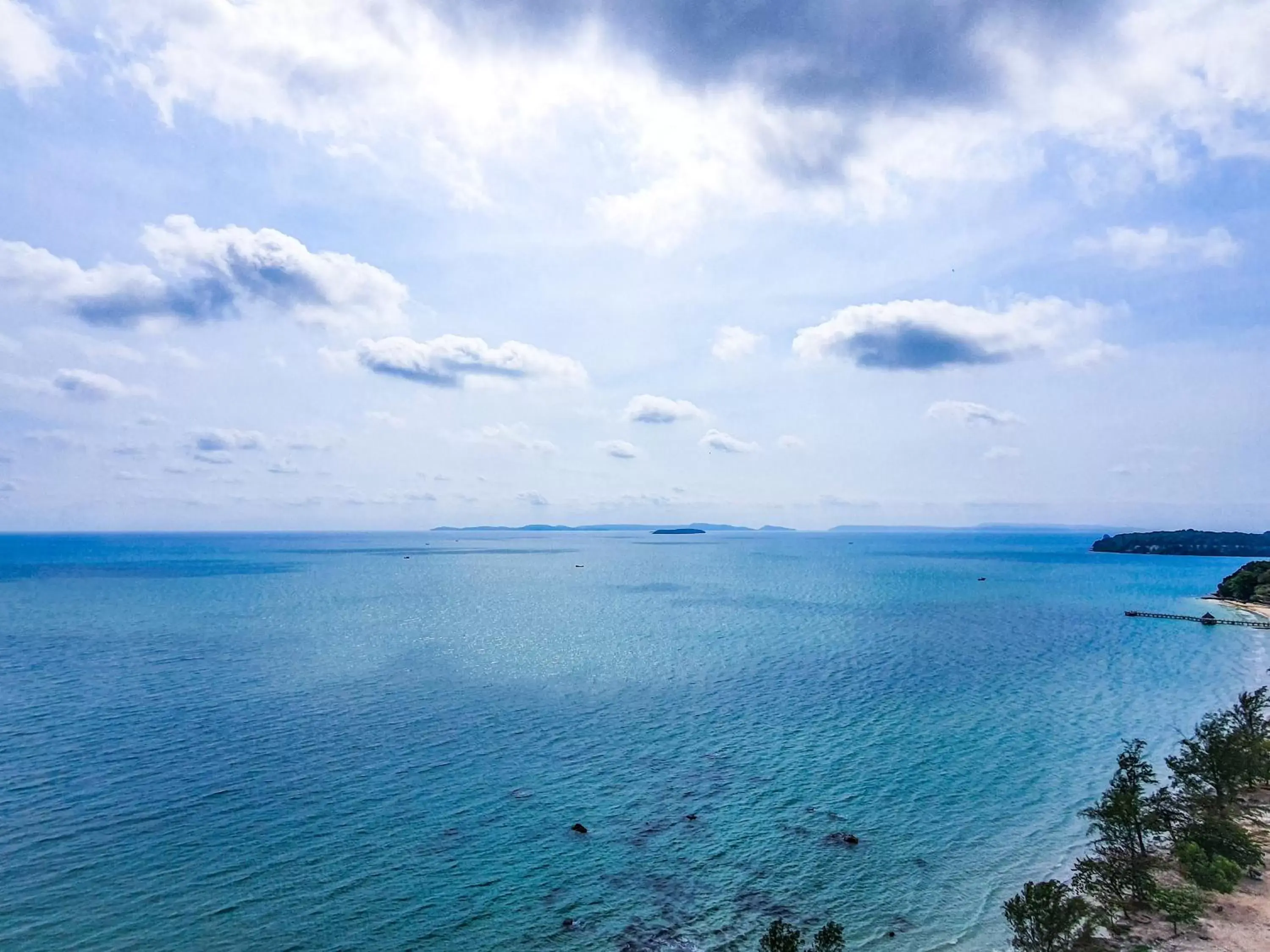 Sea view in Howard Johnson Plaza by Wyndham Blue Bay Sihanoukville