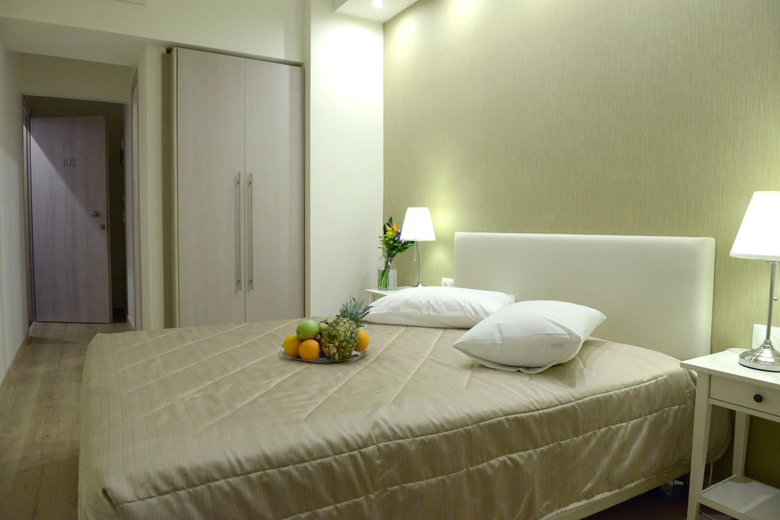 Bedroom, Bed in Phidias Hotel