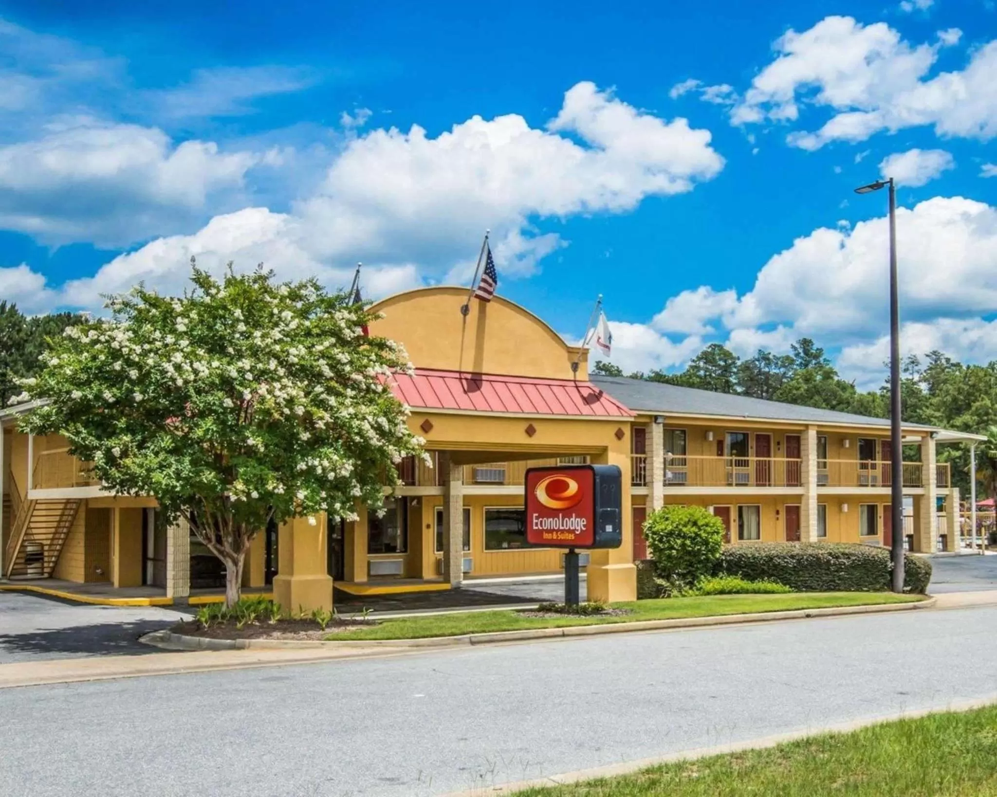 Property building in Econo Lodge Inn & Suites Columbus near Fort Benning