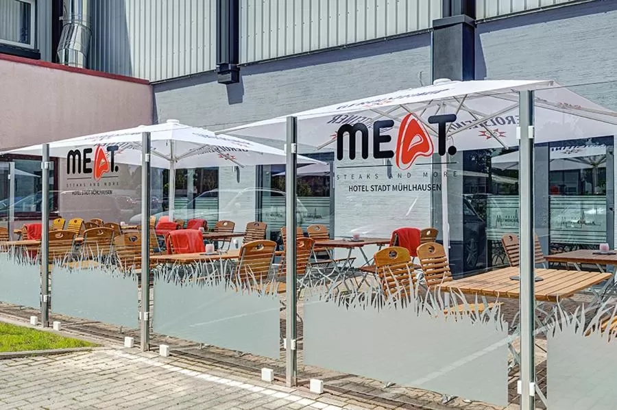 Balcony/Terrace in Hotel Stadt Mühlhausen