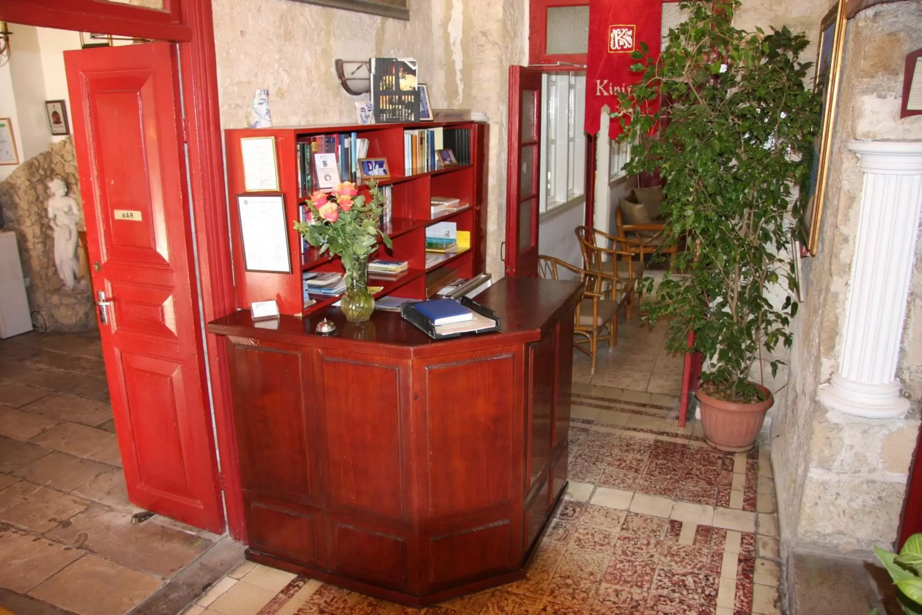 Lobby or reception, Lobby/Reception in Kiniras Traditional Hotel & Restaurant