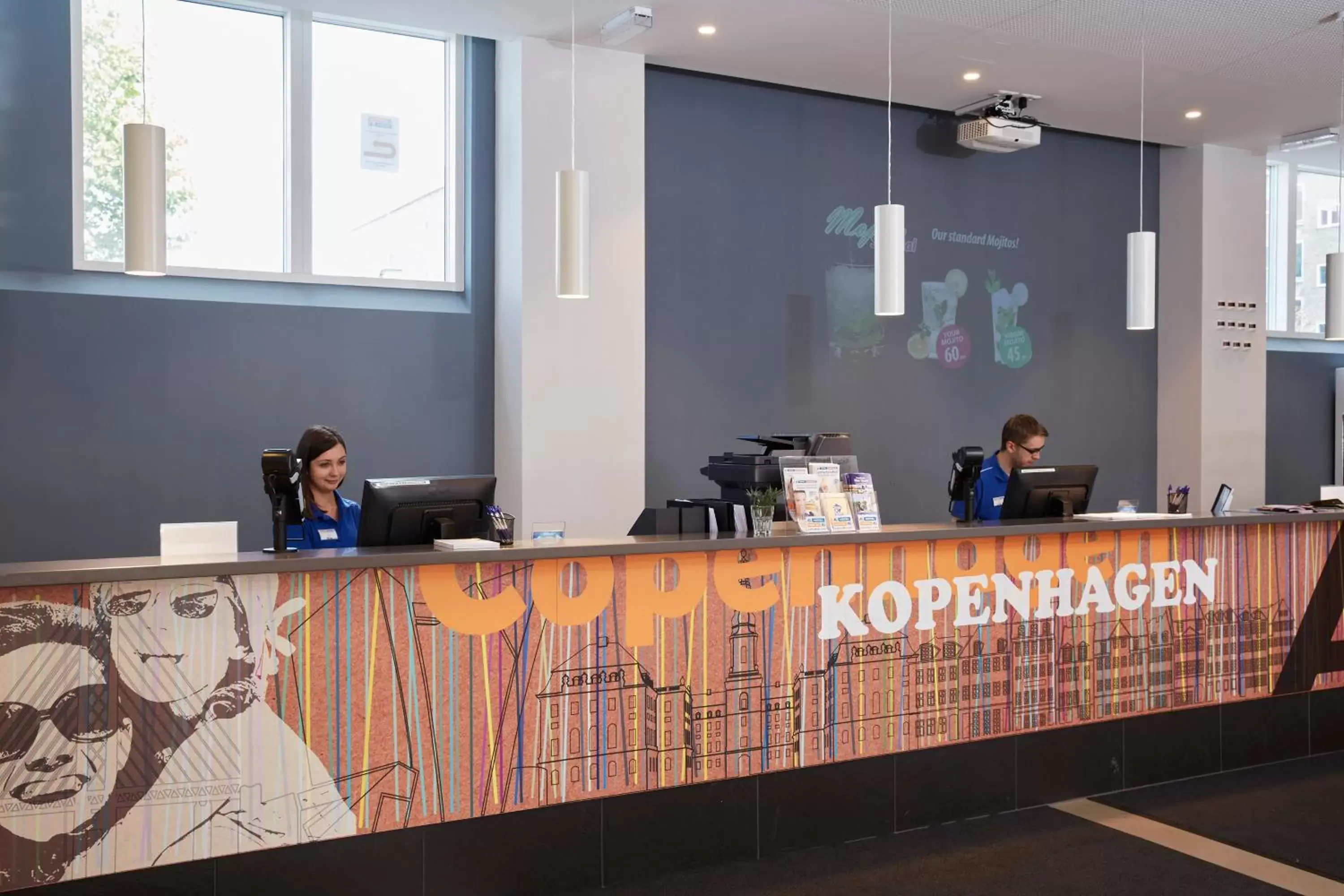 Lobby or reception, Staff in A&O Copenhagen Norrebro