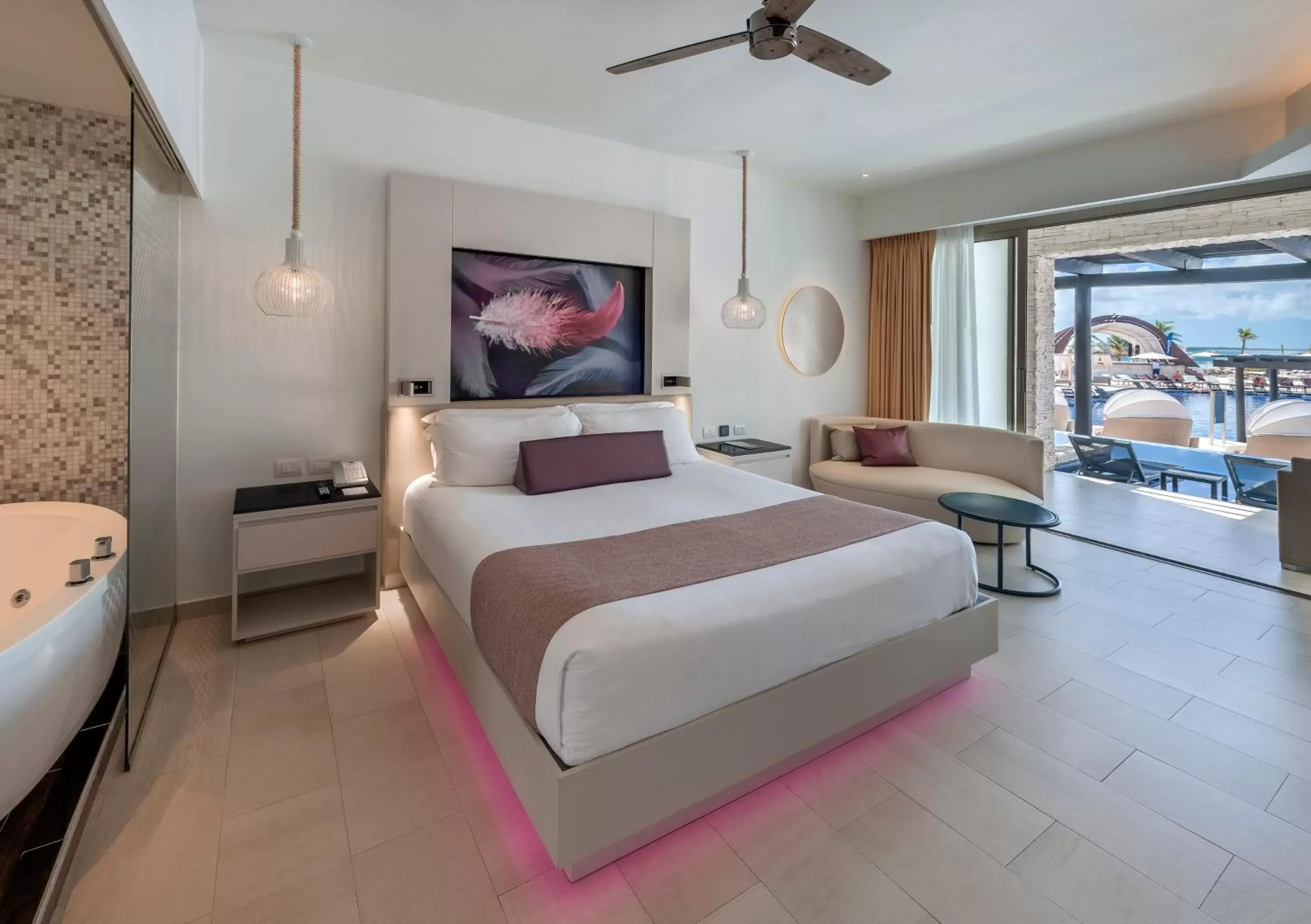 Photo of the whole room, Bed in Royalton CHIC Punta Cana, An Autograph Collection All-Inclusive Resort & Casino, Adults Only