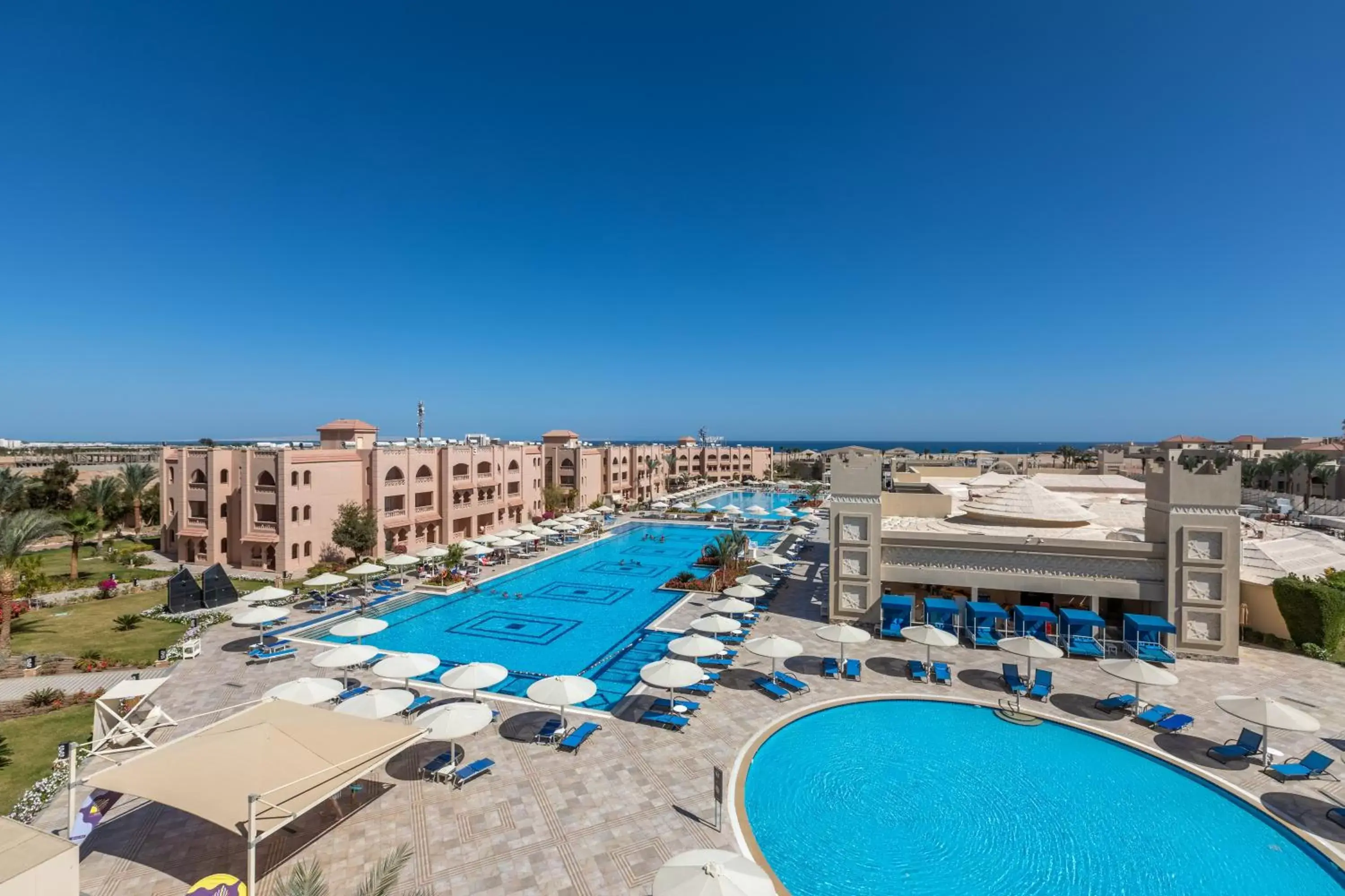 Bird's eye view, Pool View in Pickalbatros Aqua Vista Resort - Hurghada