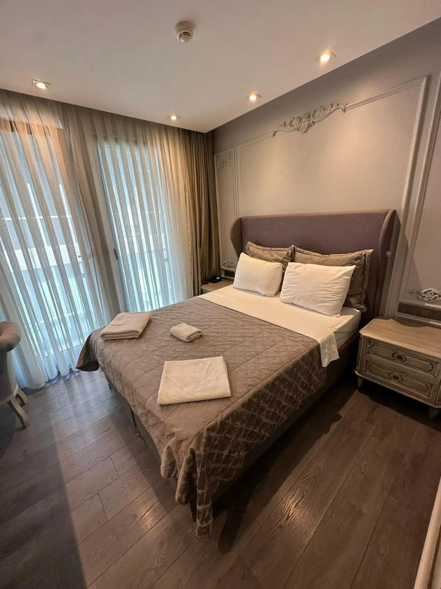 Bed in TK Taxim Bosphorus Hotel