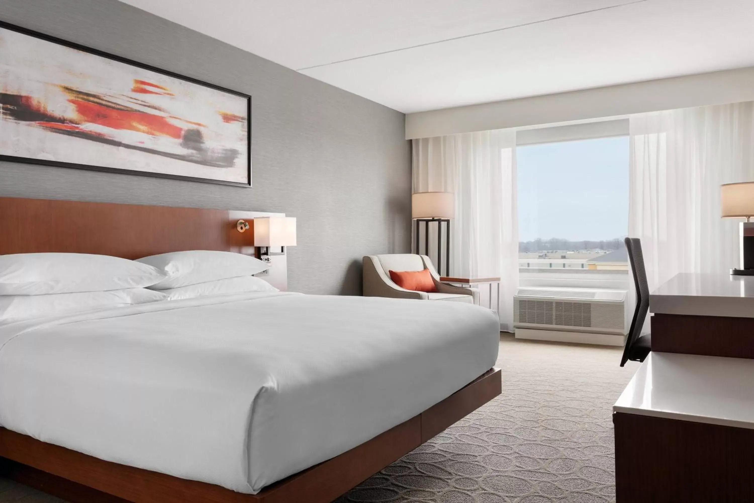 Photo of the whole room, Bed in Delta Hotels by Marriott - Indianapolis Airport